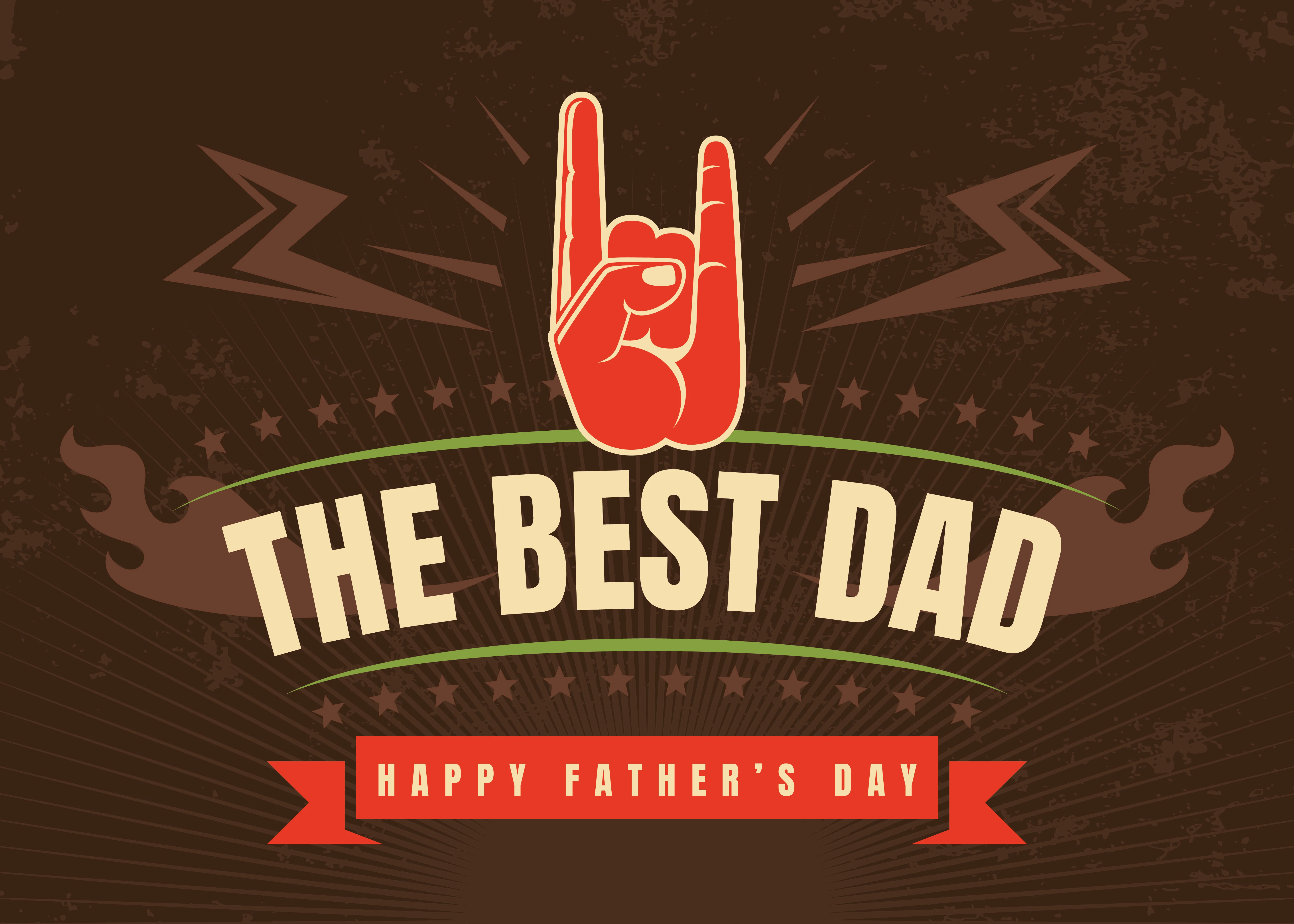 Happy Father's Day The Best Dad HD Wallpaper