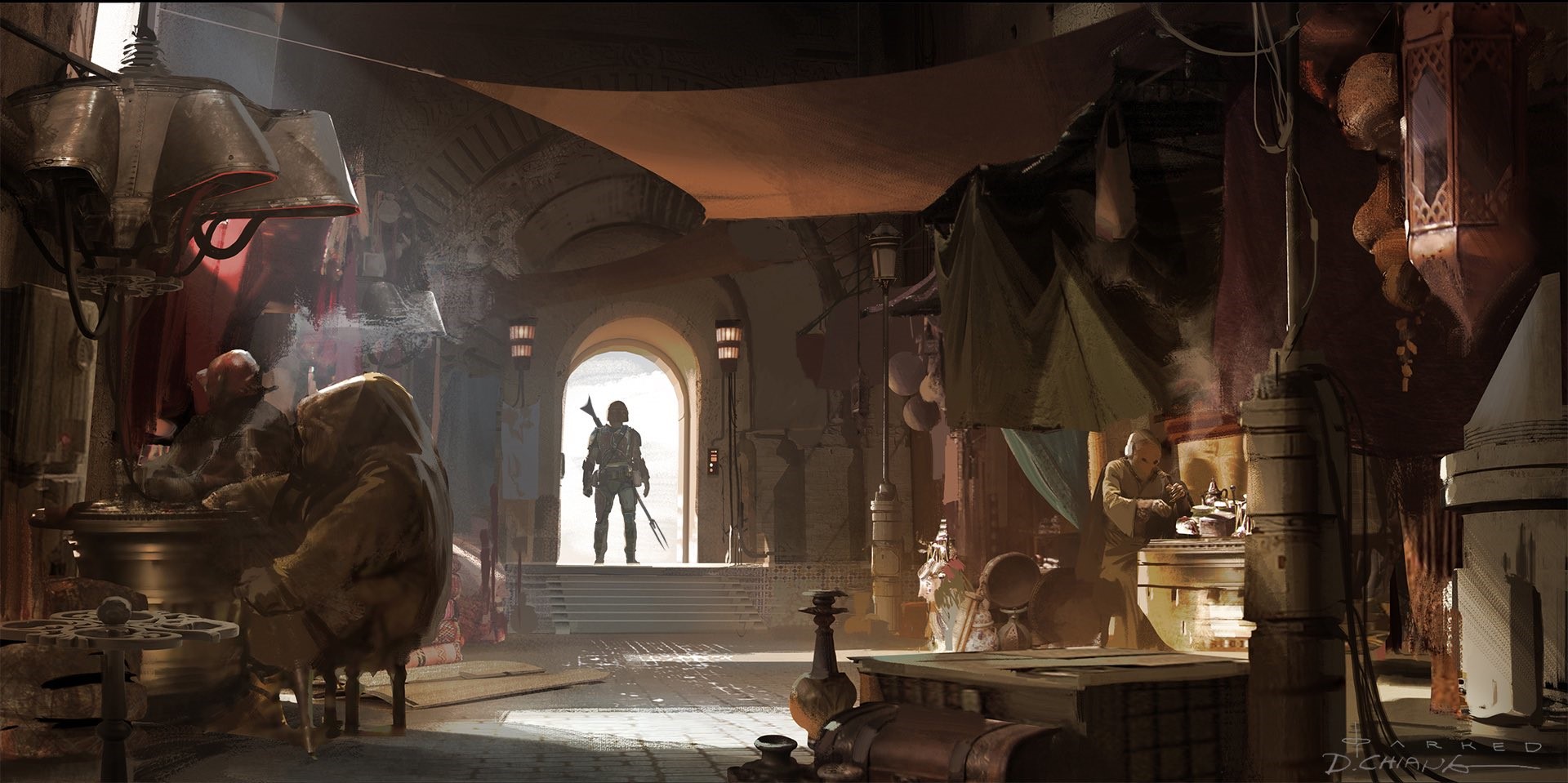 The Mandalorian concept art for TV Series HD Wallpaper