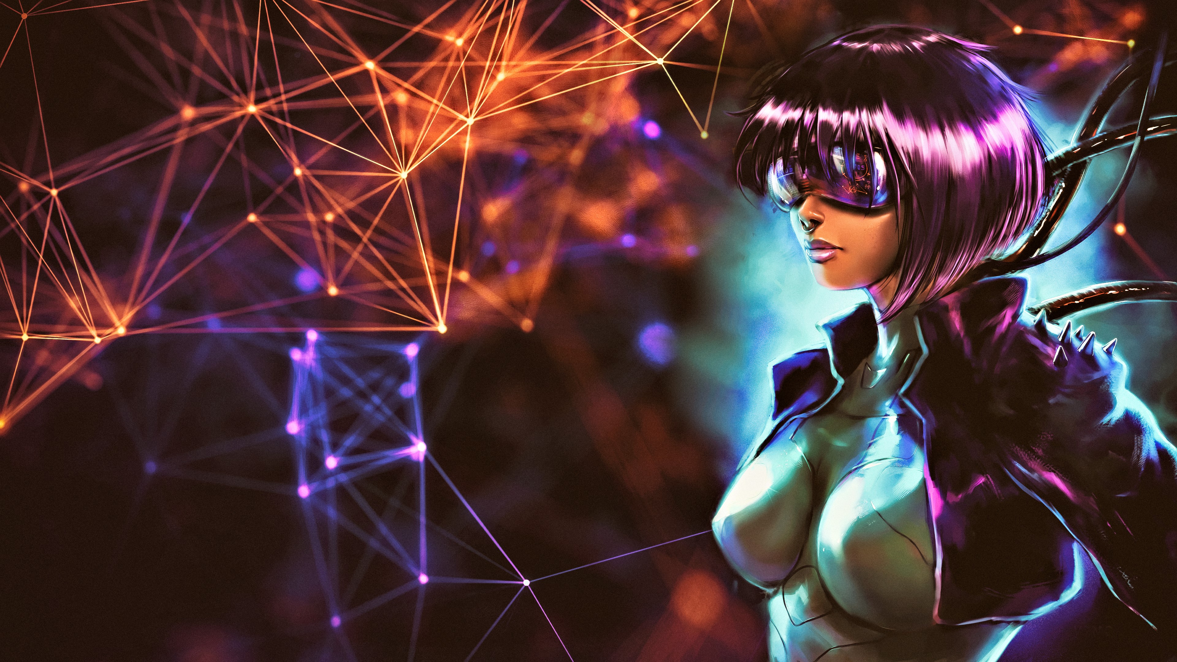Motoko Kusanagi from Ghost in the Shell HD Wallpaper
