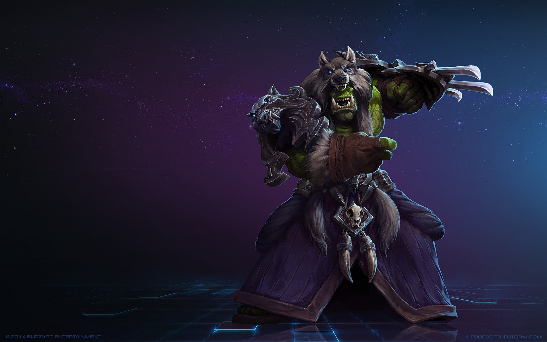 Grommash Hellscream from Heroes of the Storm HD Wallpaper
