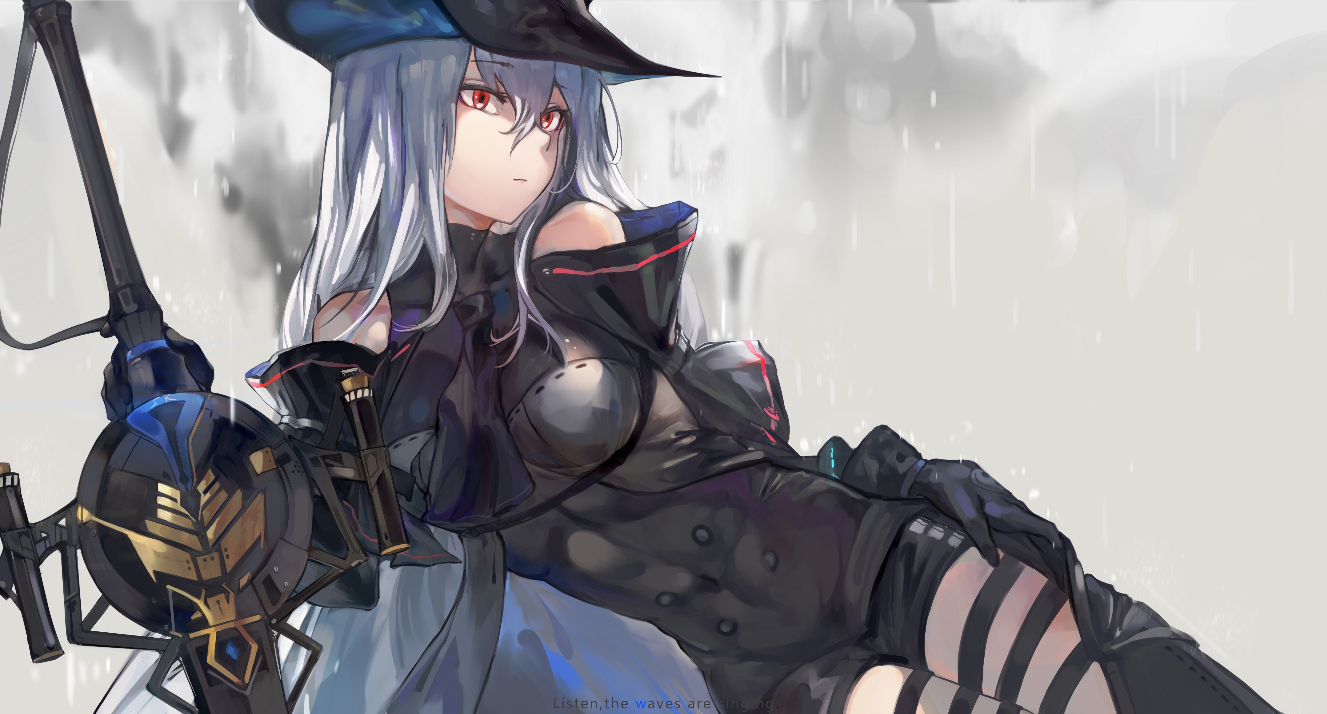 4K Skadi from Arknights HD Wallpaper