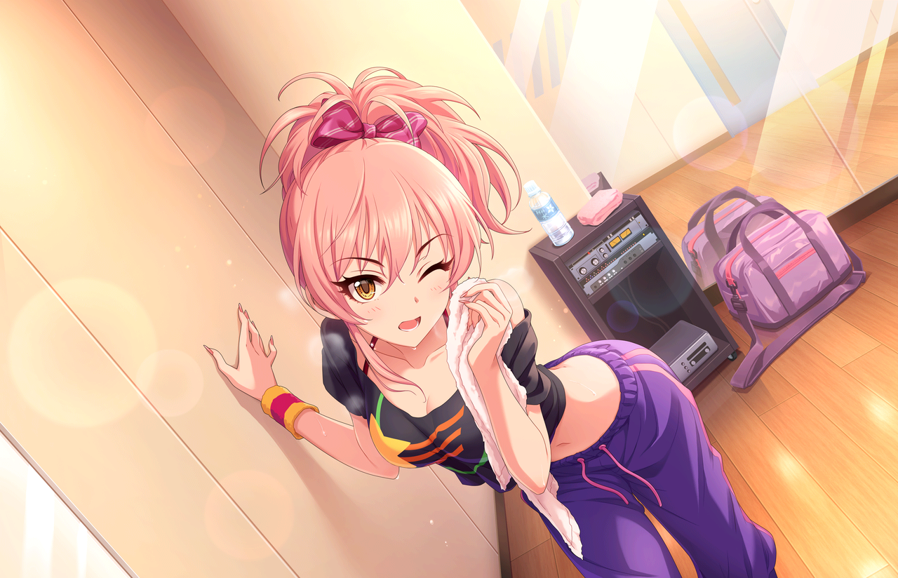Jougasaki Mika from THE IDOLM@STER Cinderella Girls training HD Wallpaper