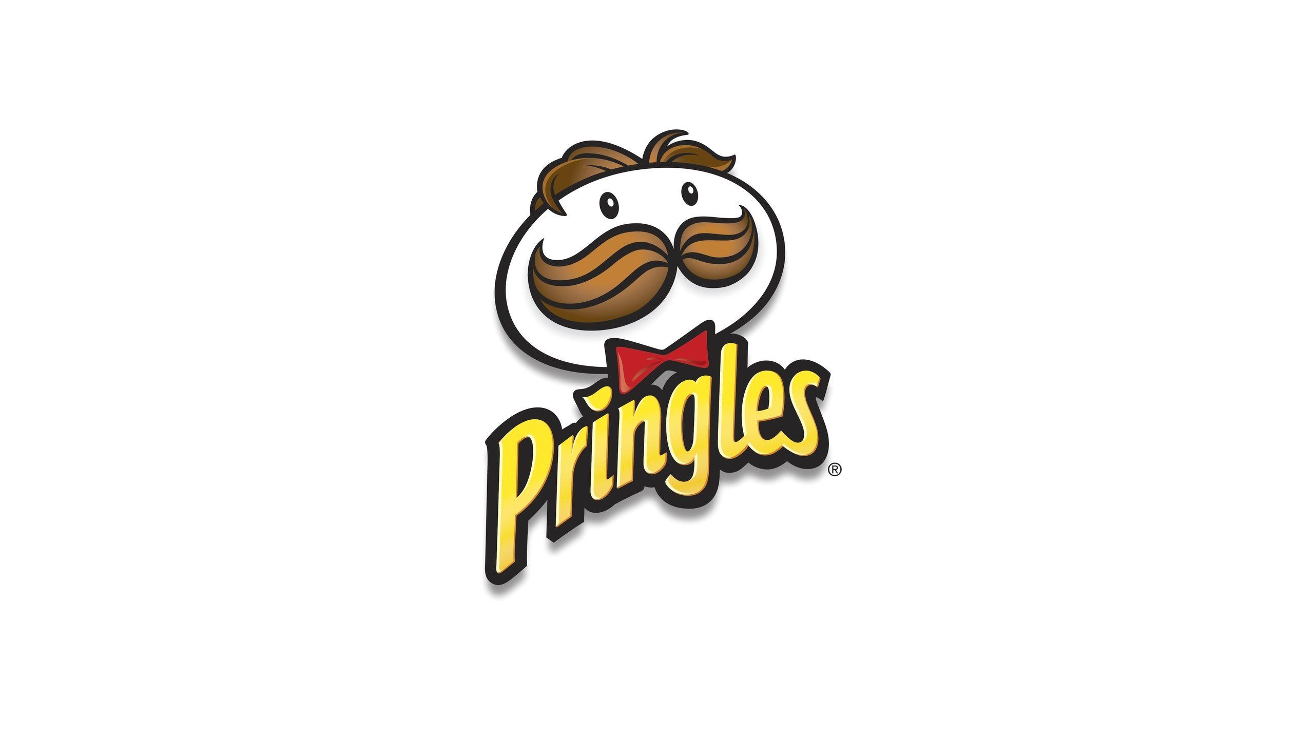 Pringles logo with cartoon mascot HD Wallpaper
