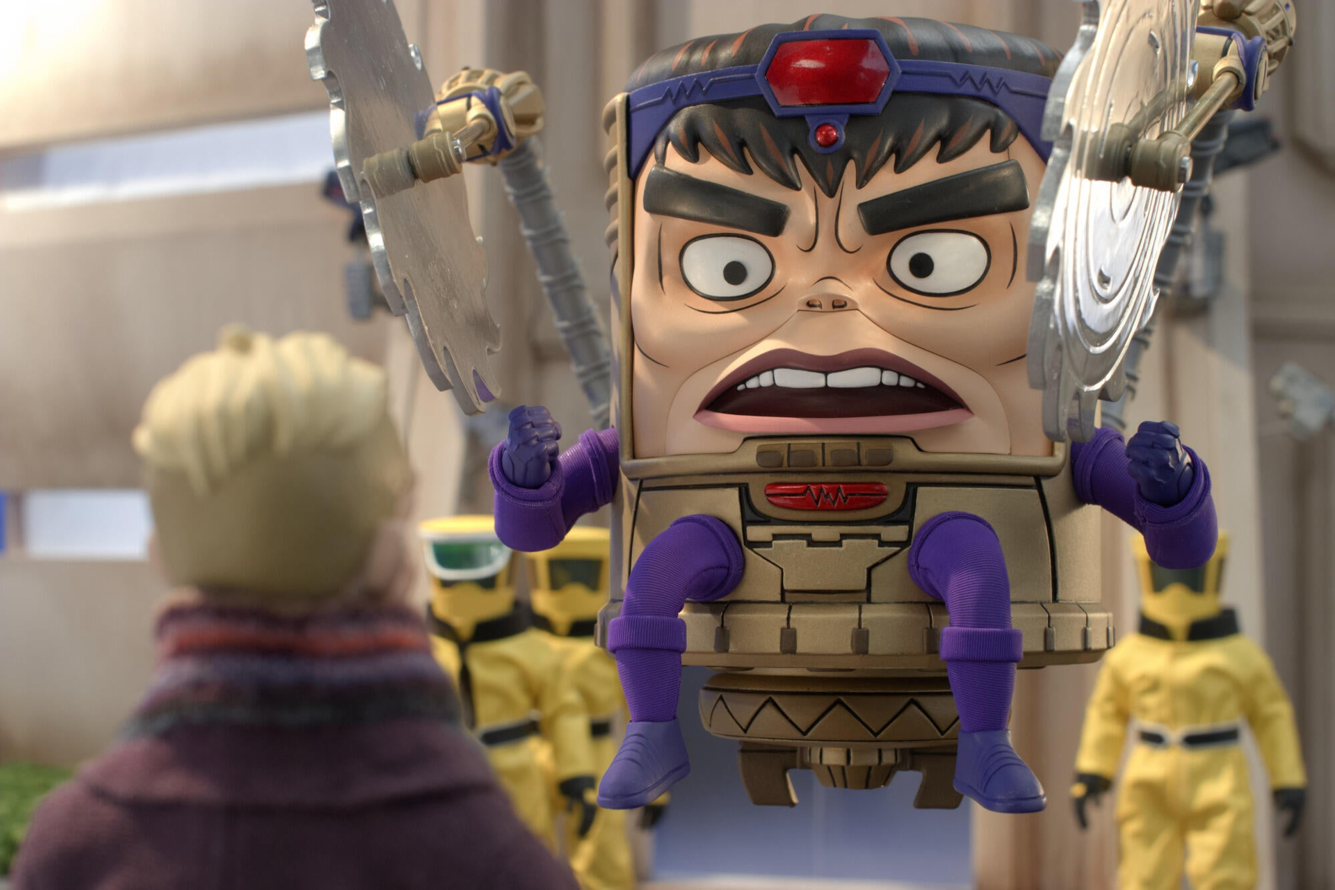 Marvel's M.O.D.O.K. with robotic arms HD Wallpaper
