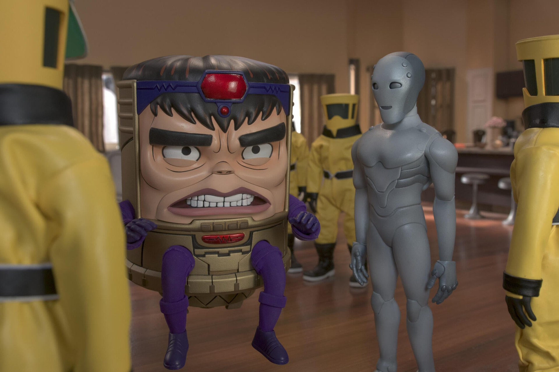 Marvel's M.O.D.O.K. with robots HD Wallpaper