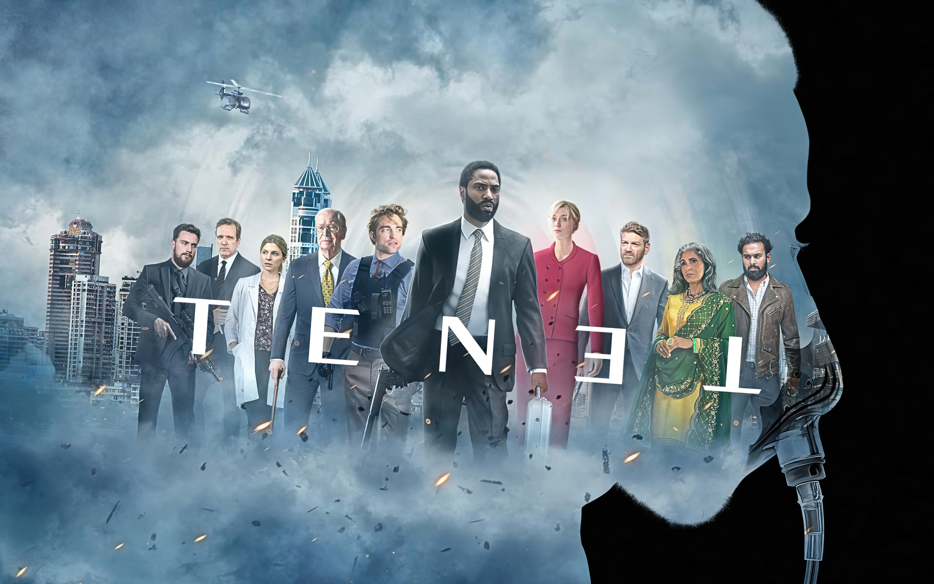 Tenet 4K Poster with Cast HD Wallpaper