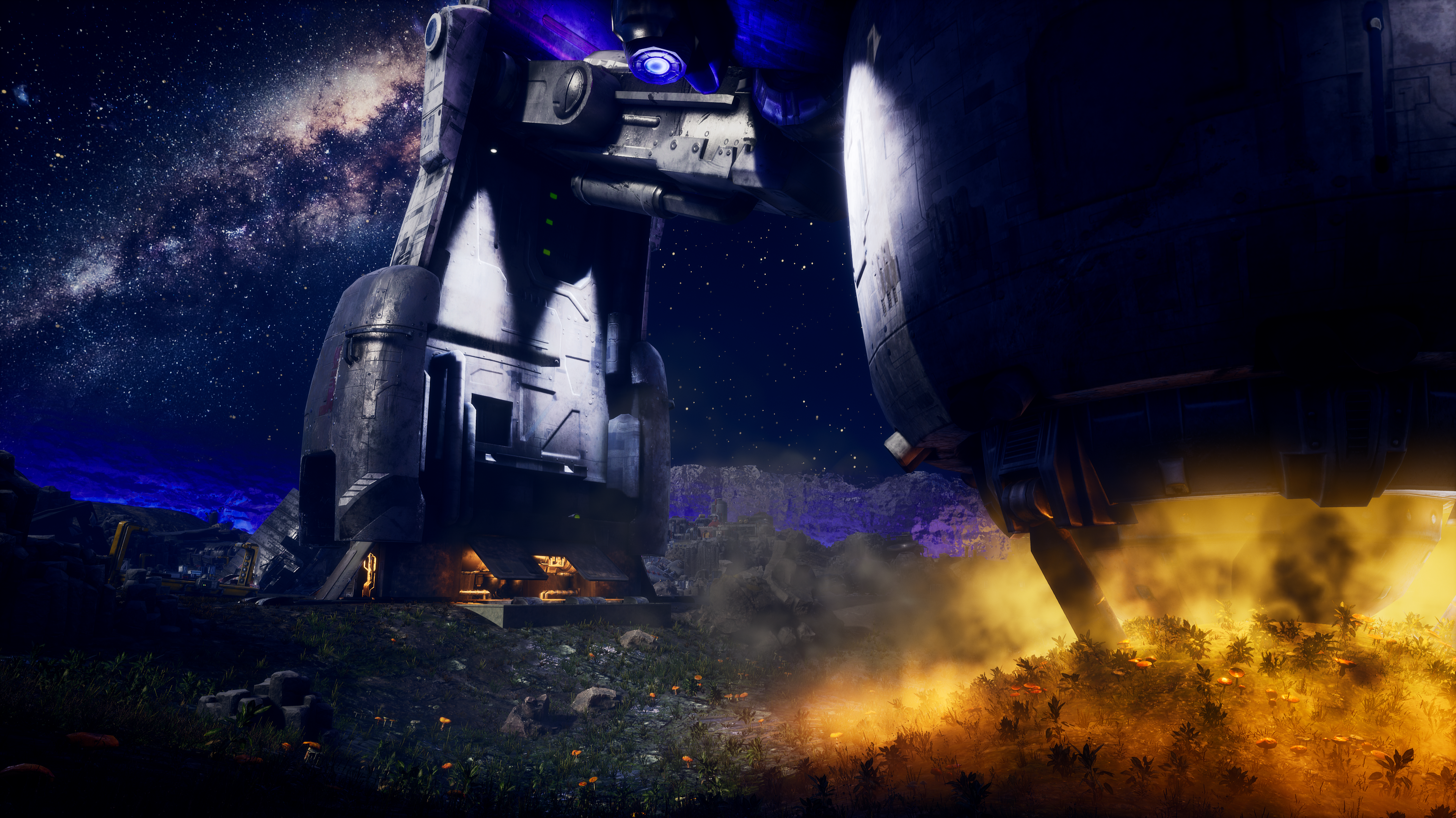 4K science fiction scene from The Outer Worlds HD Wallpaper