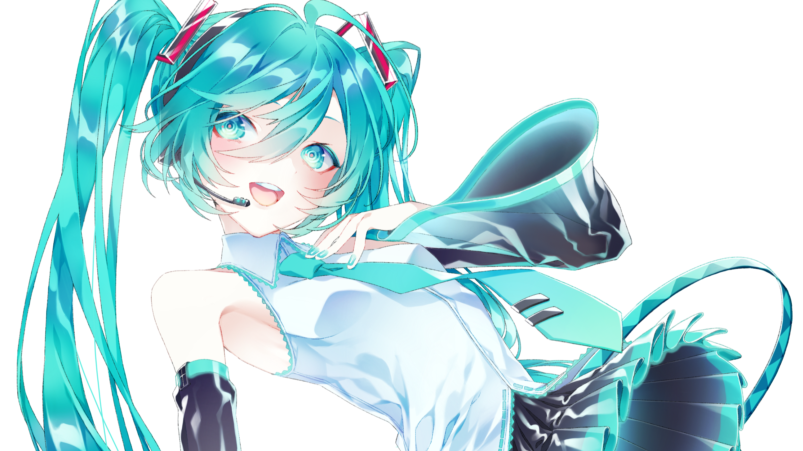 Hatsune Miku from Vocaloid HD Wallpaper