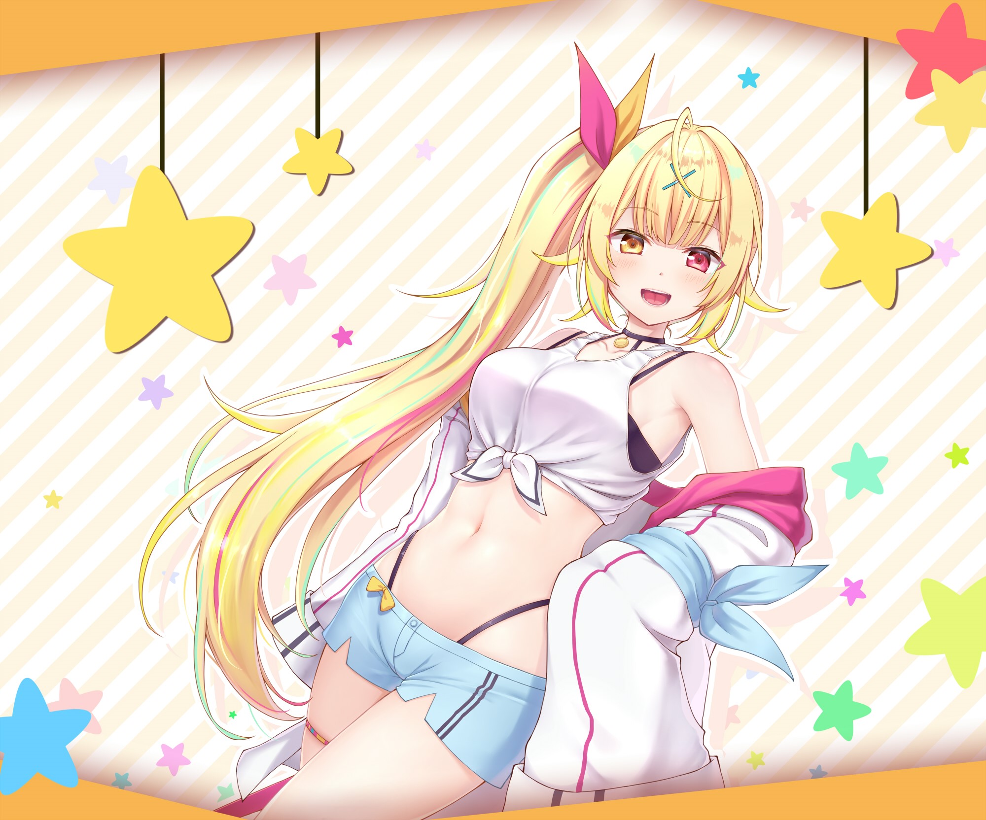 Hoshikawa Sara from Nijisanji HD Wallpaper