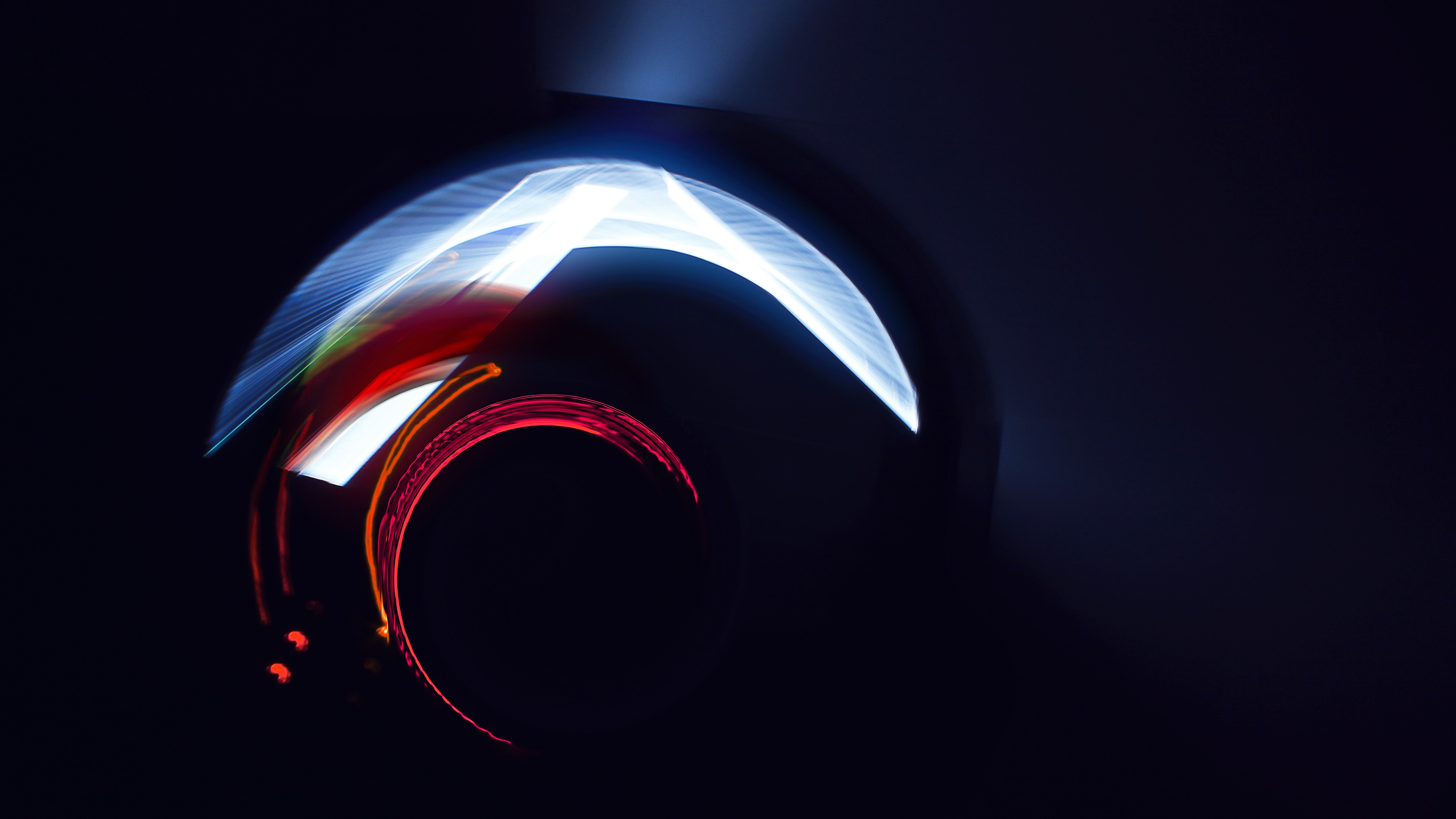 Abstract light painting 4K HD Wallpaper