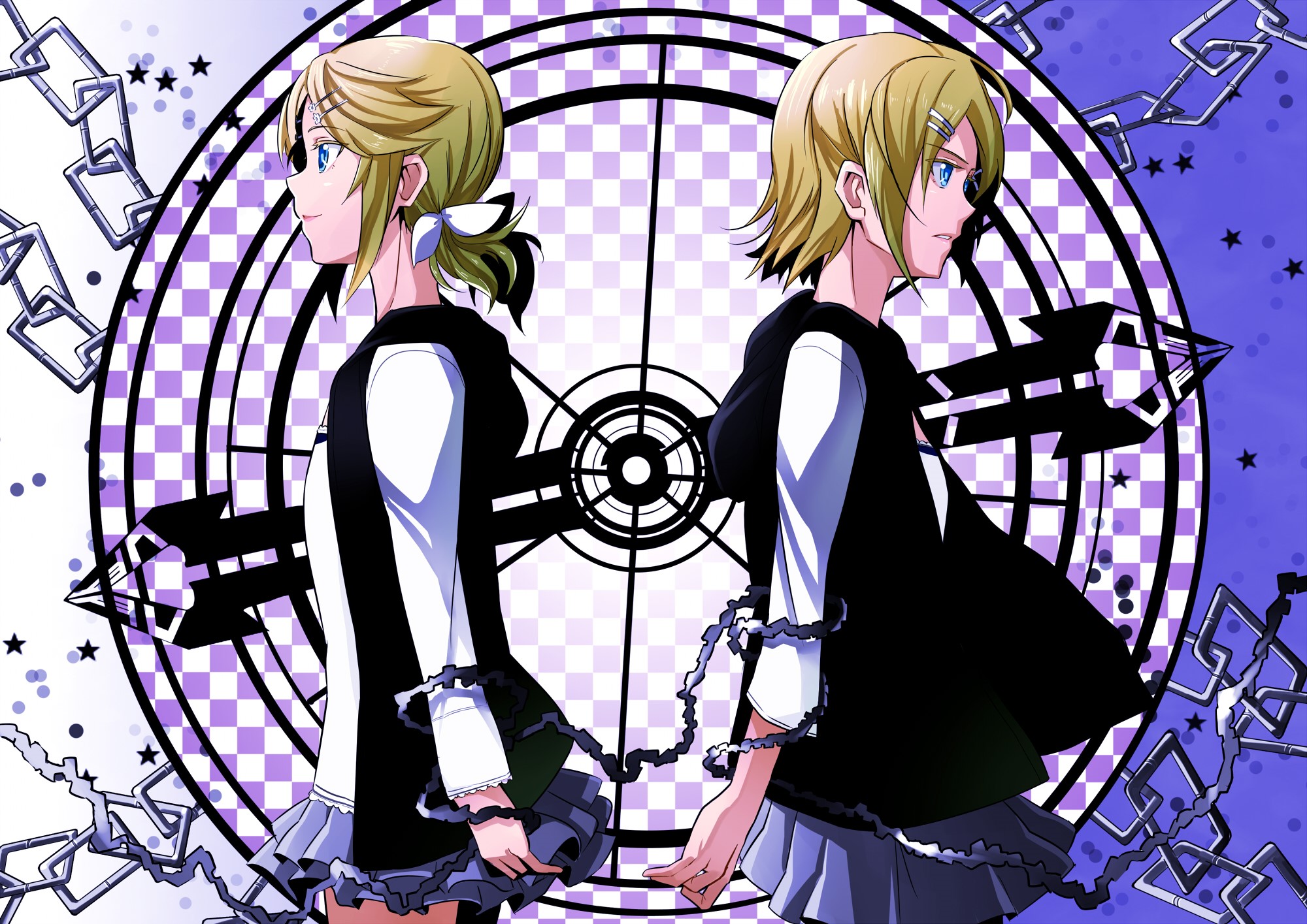 Kagamine Rin and Len from Vocaloid HD Wallpaper