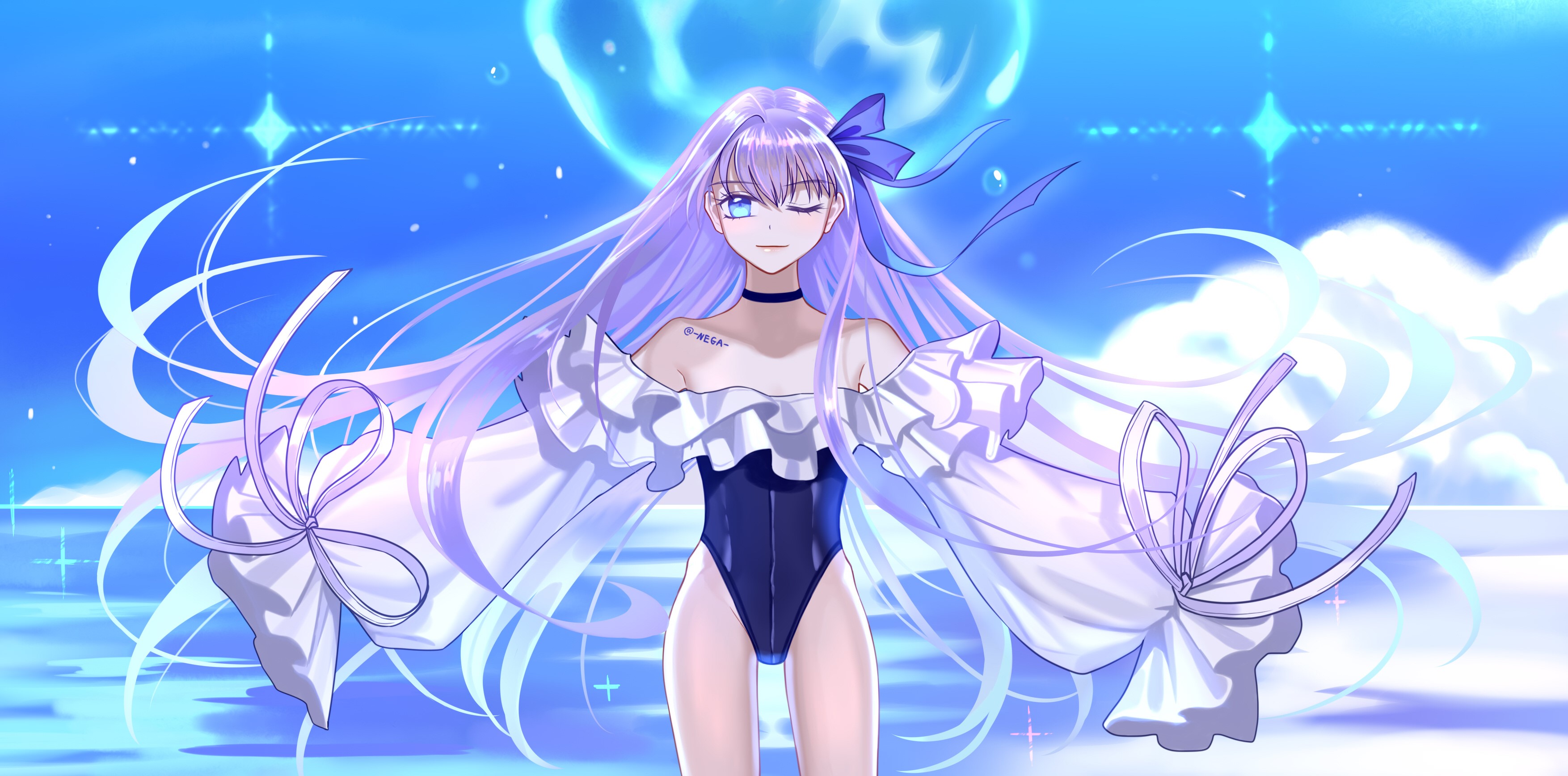 Meltlilith from Fate/Grand Order in a leotard HD Wallpaper