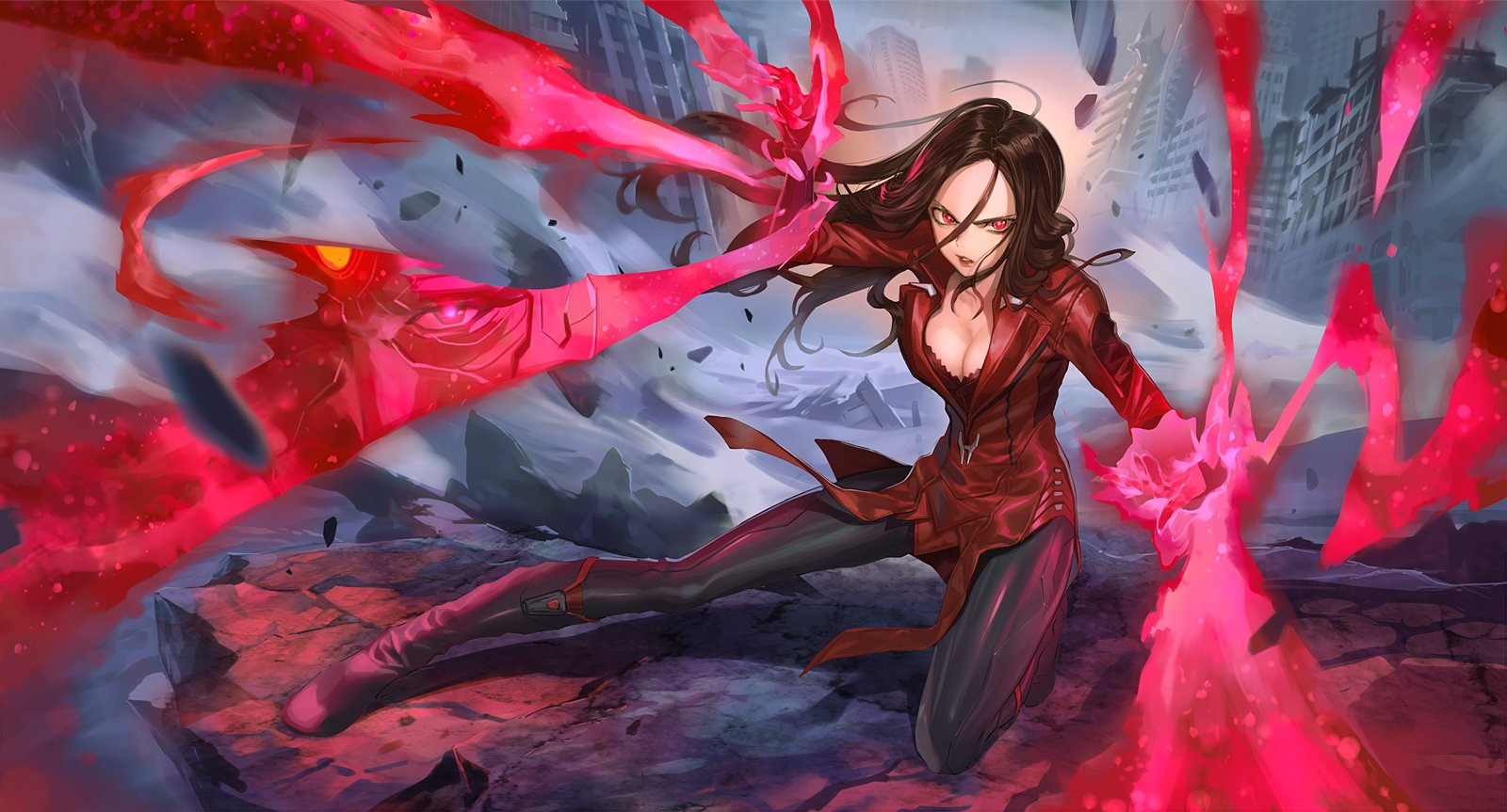 Scarlet Witch from Marvel Comics HD Wallpaper