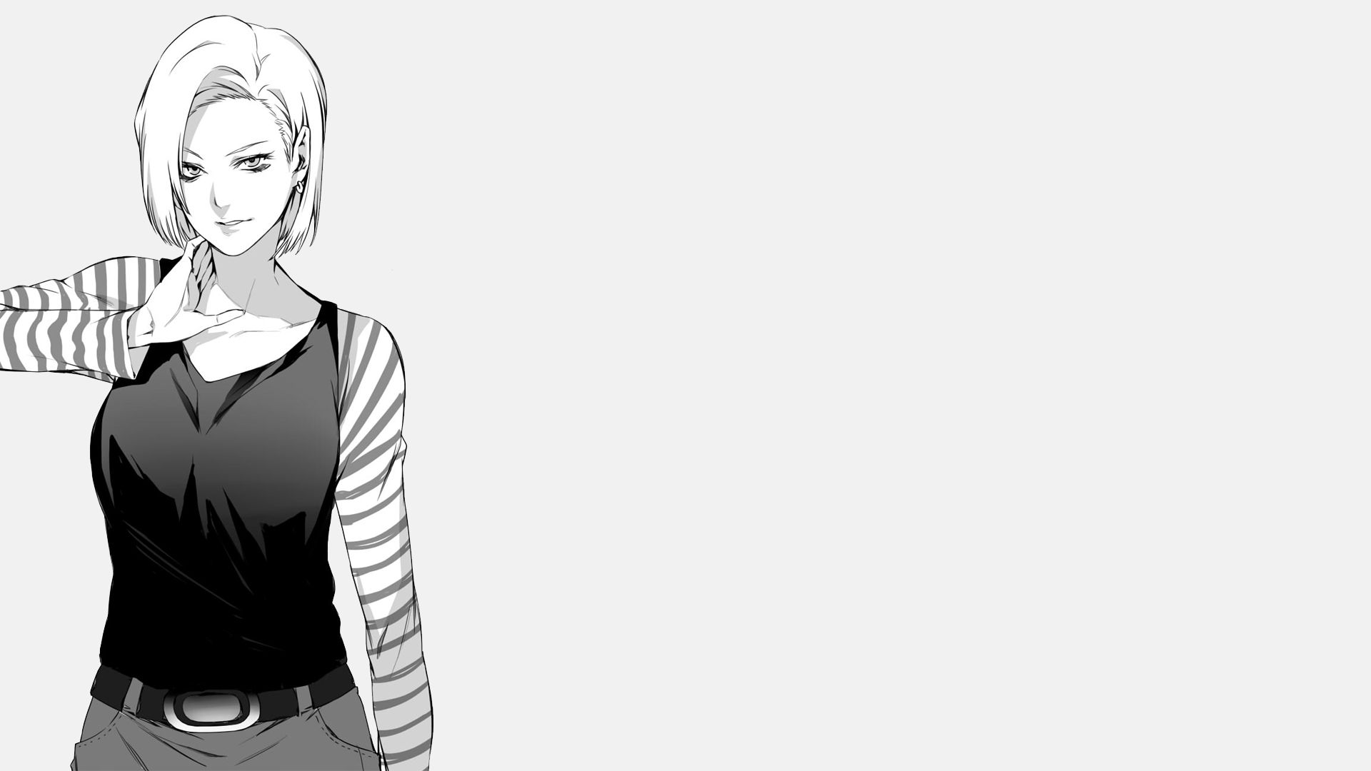 Android 18 from Dragon Ball Z HD Wallpaper