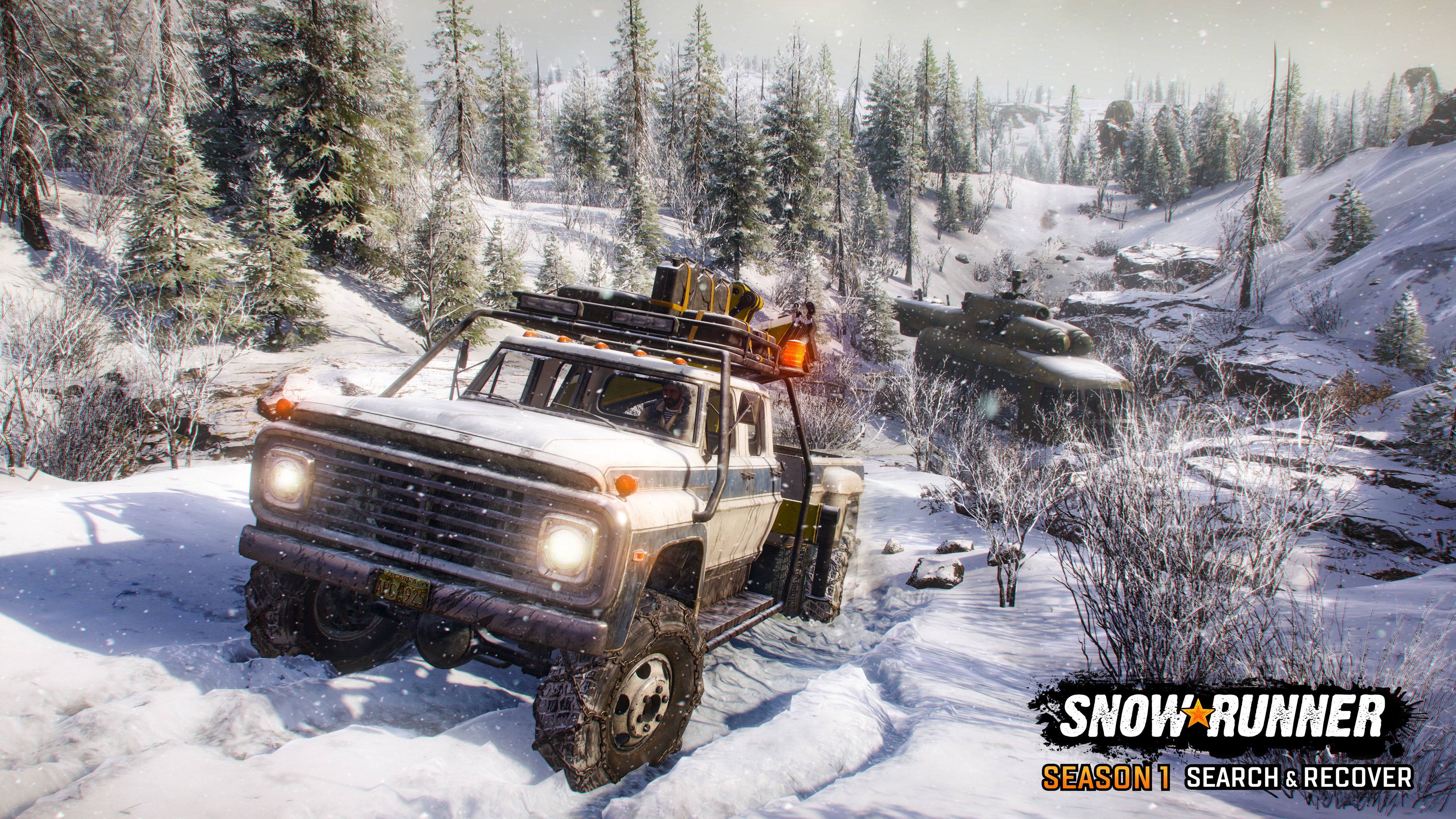 SnowRunner Season 1 Search & Recover 4K HD Wallpaper