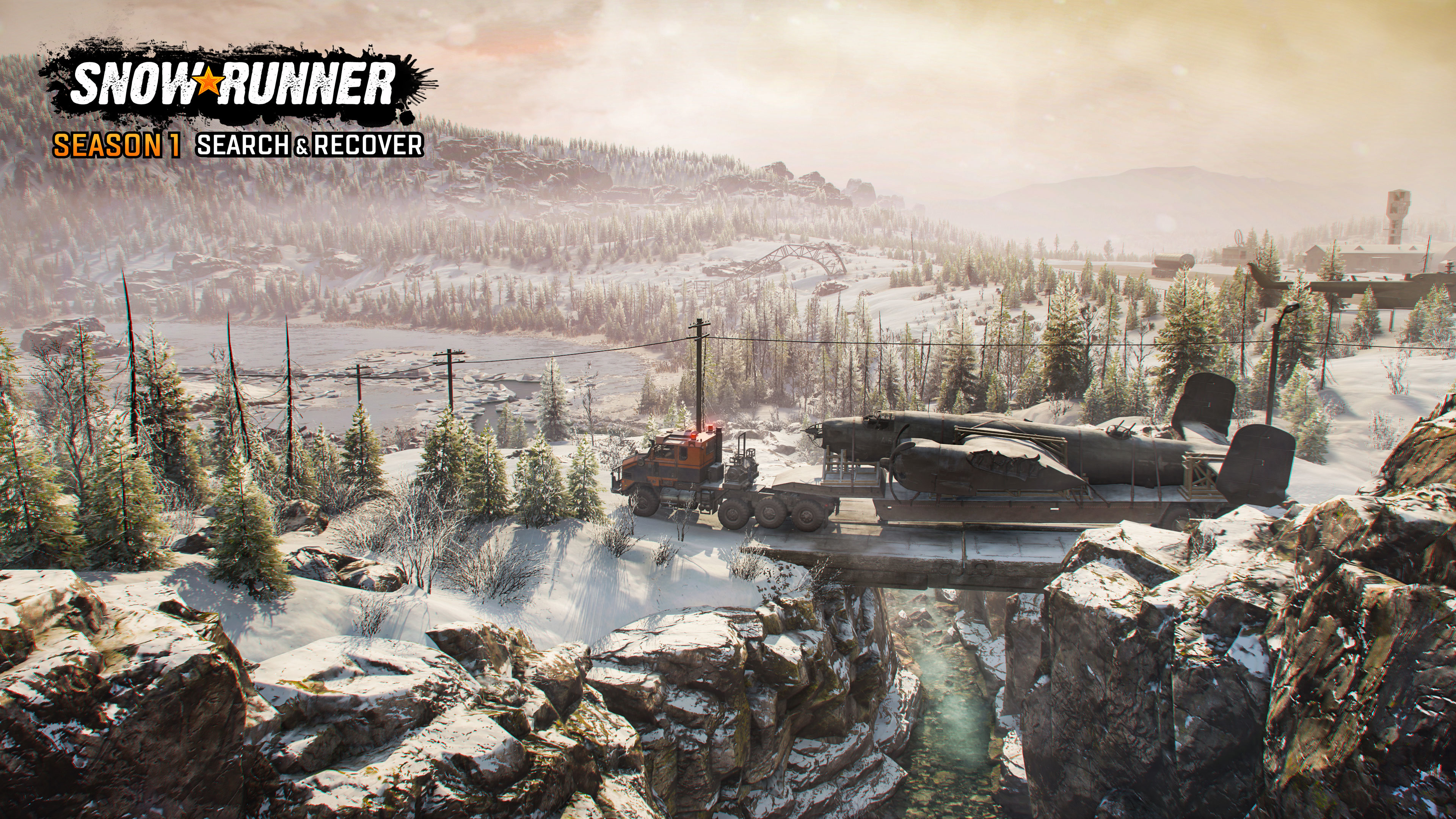 SnowRunner Season 1 Search & Recover 4K HD Wallpaper
