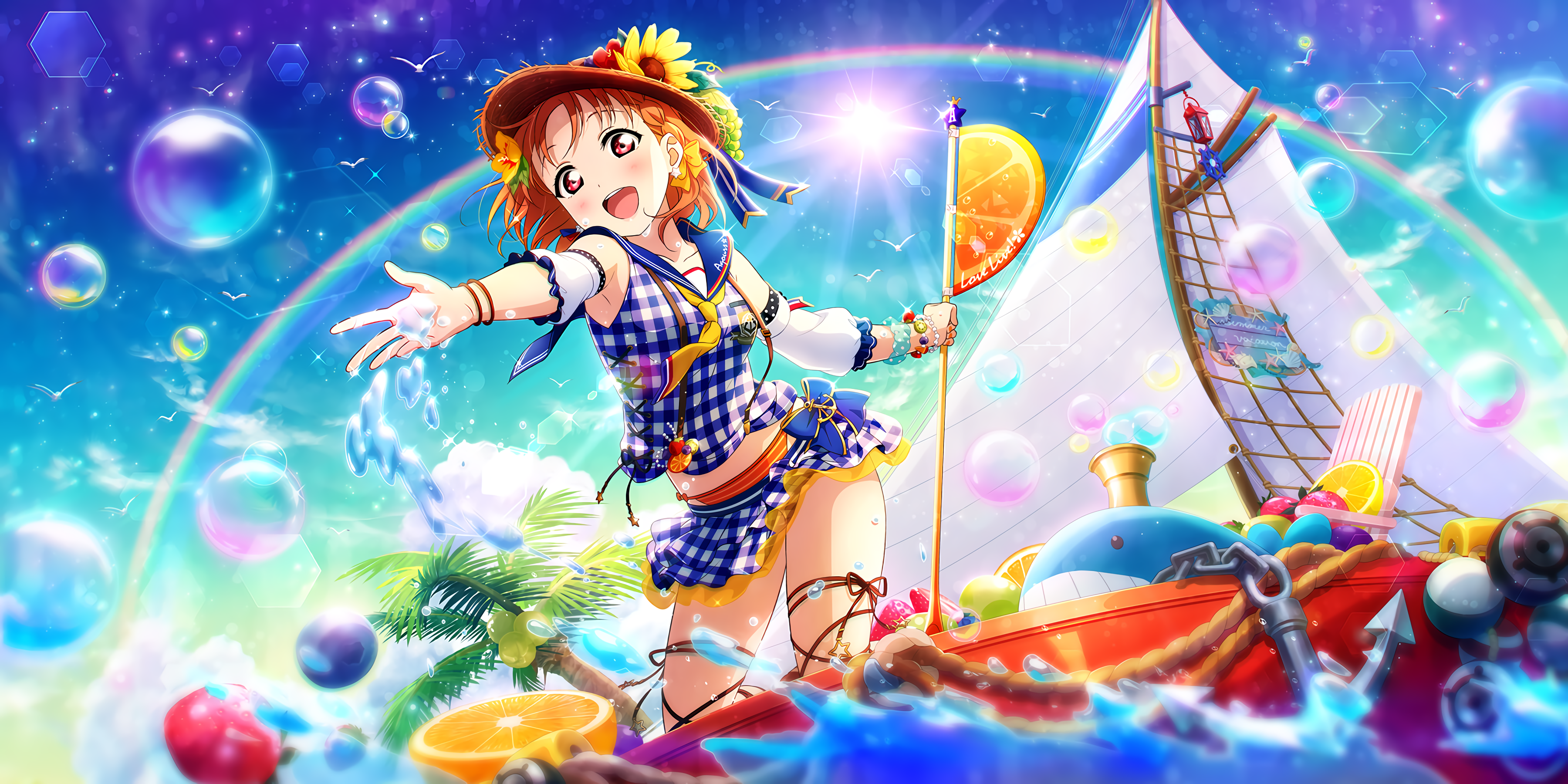 Takami Chika from Love Live! Sunshine!! HD Wallpaper