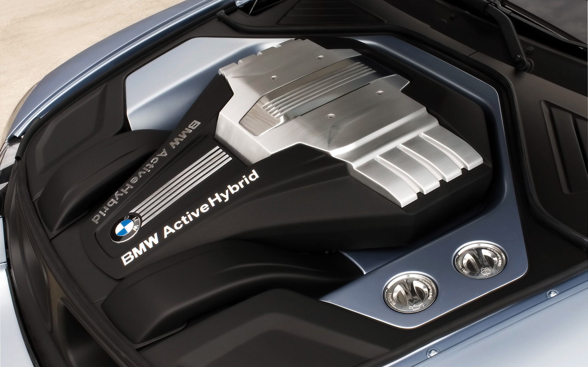 BMW ActiveHybrid Engine HD Wallpaper
