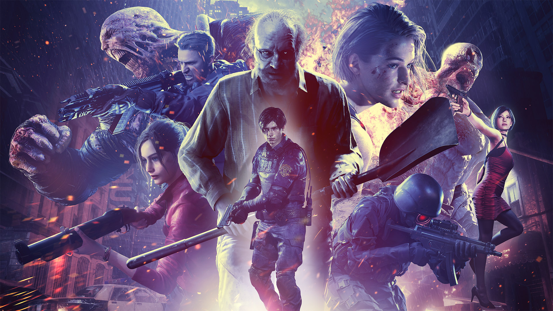 Resident Evil Re:Verse Characters HD Wallpaper