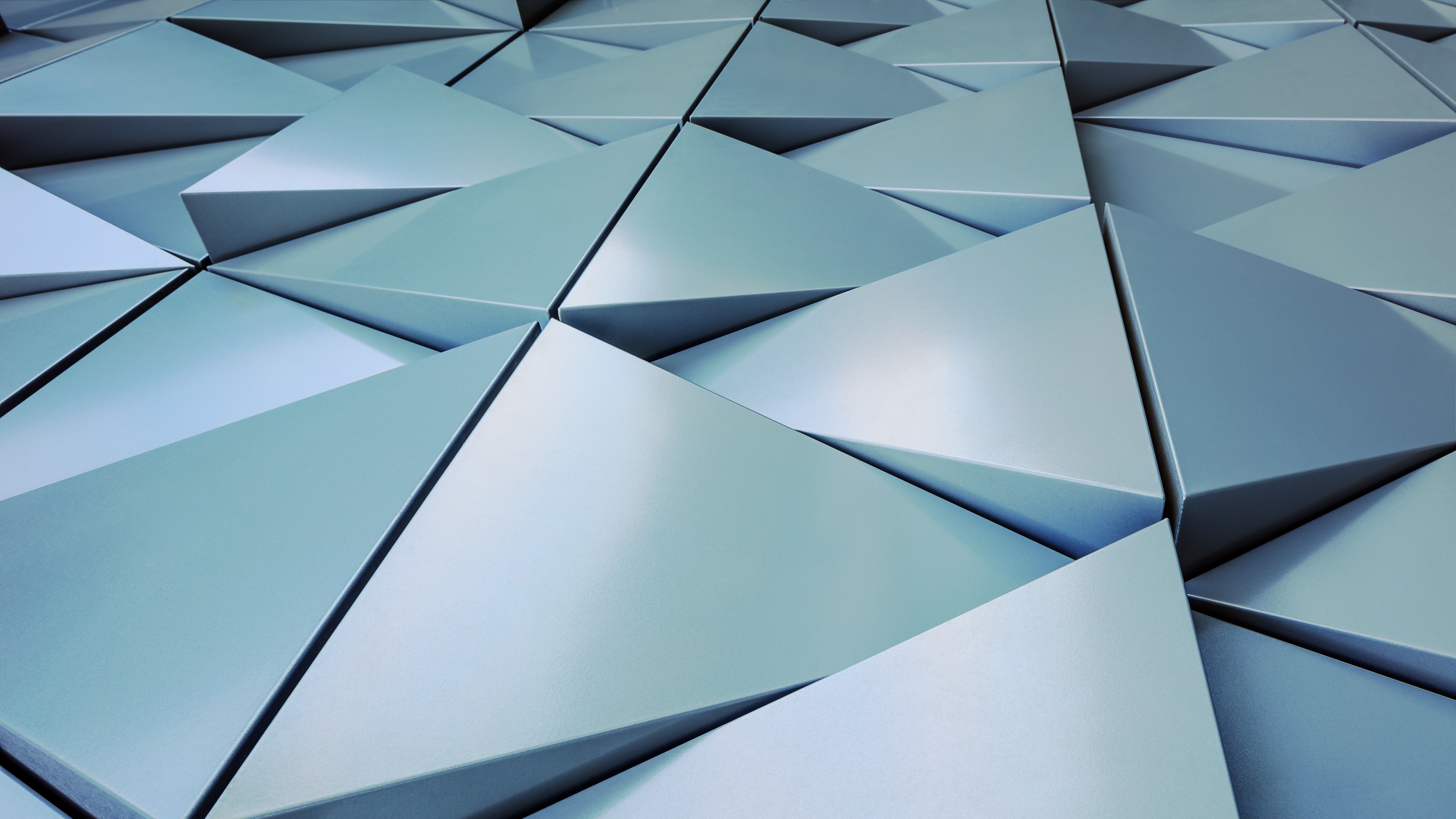 Abstract aluminum triangular texture HD Wallpaper