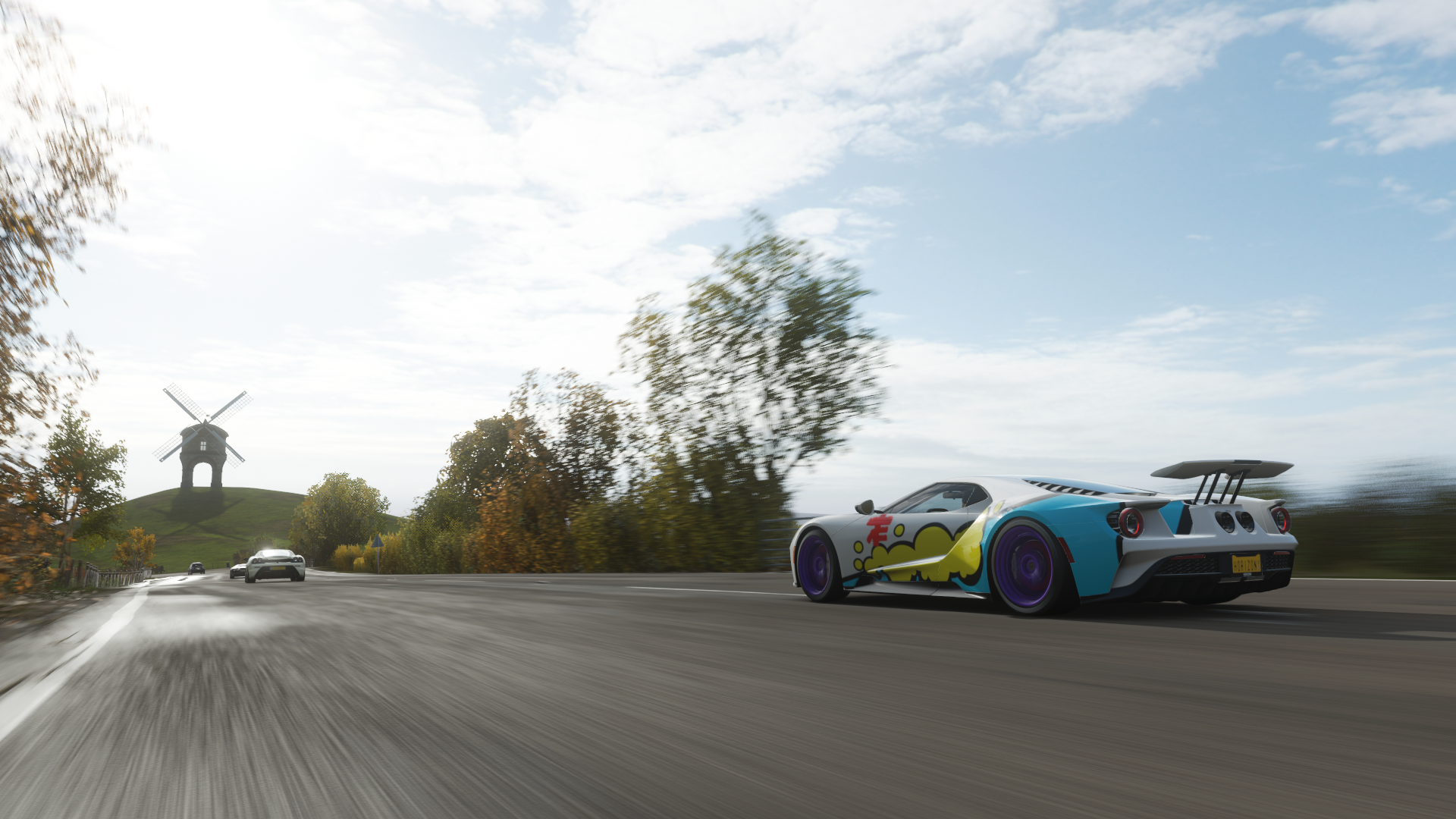 Ford GT with custom livery in Forza Horizon 4 HD Wallpaper