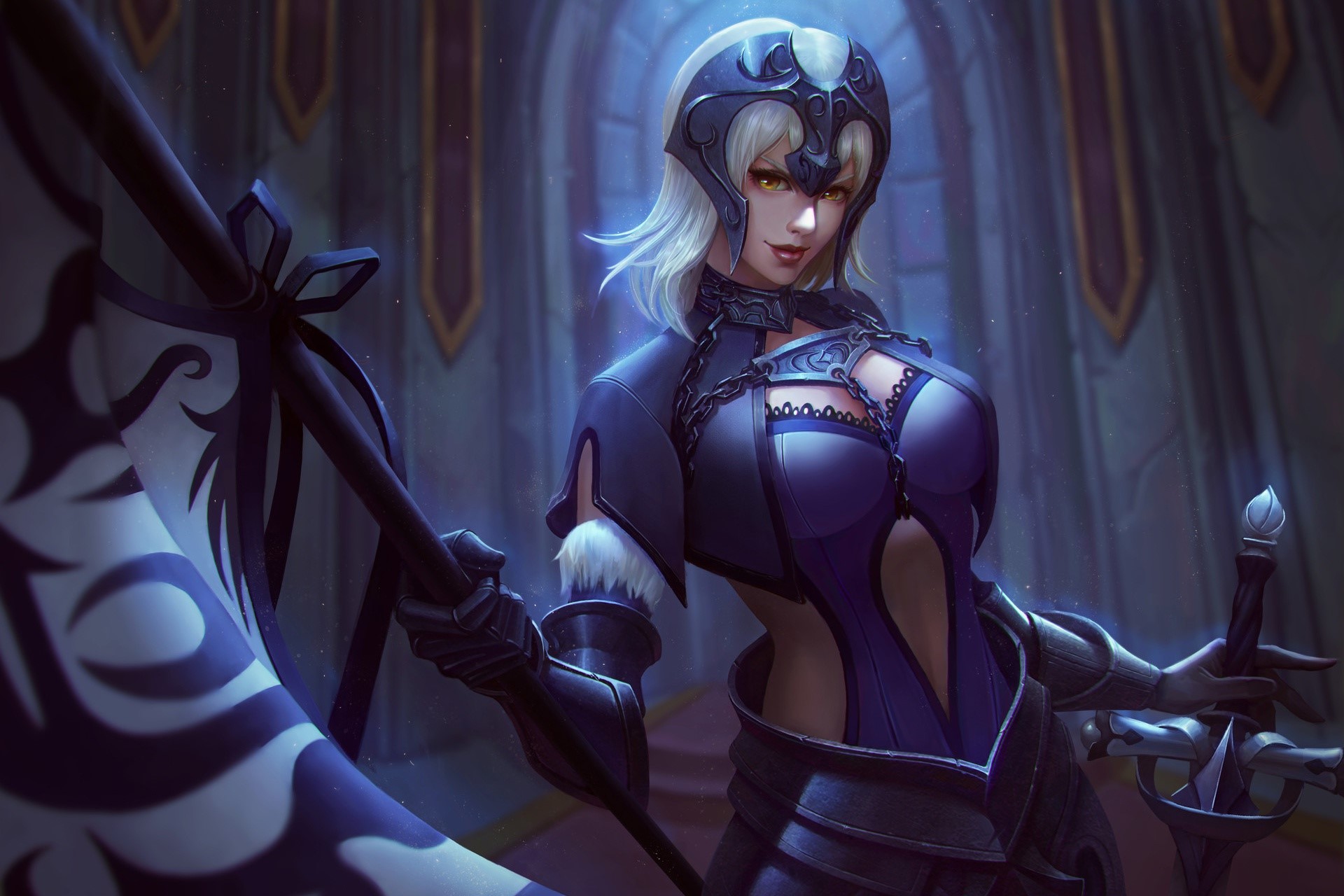 Jeanne d'Arc (Alter) from Fate/Grand Order HD Wallpaper