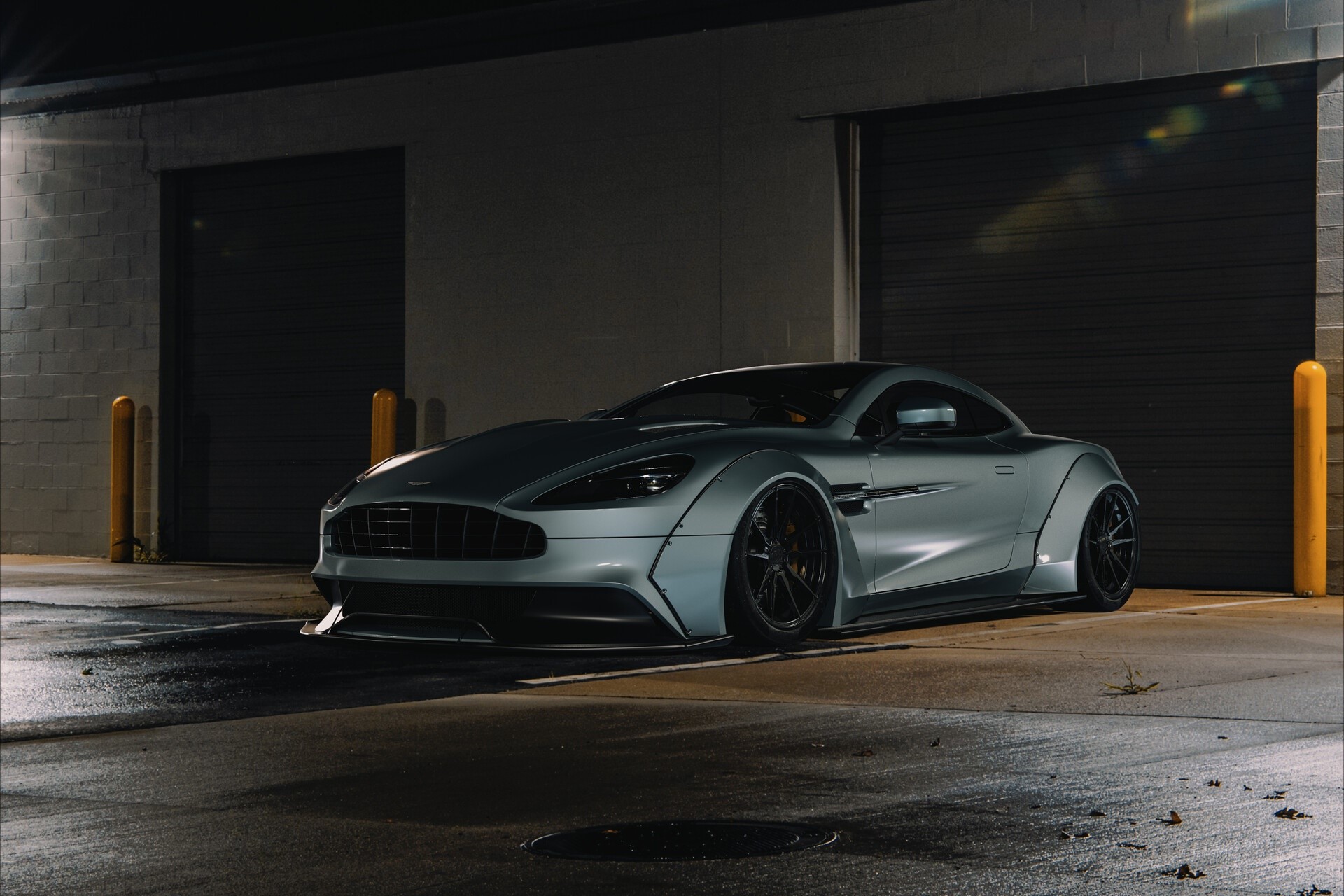 Aston Martin Vanquish widebody kit HD Wallpaper