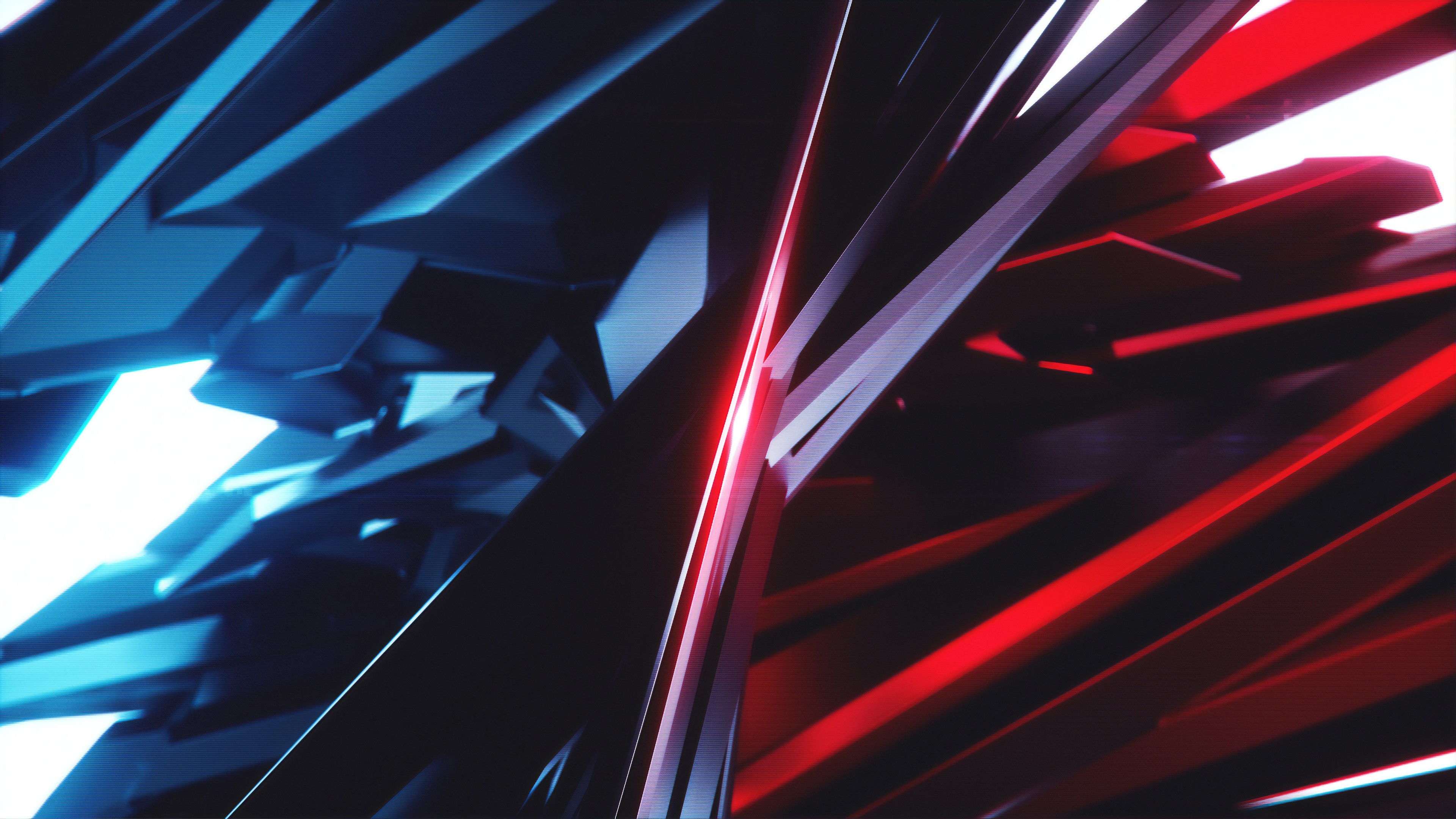 4K Abstract 3D Shapes HD Wallpaper
