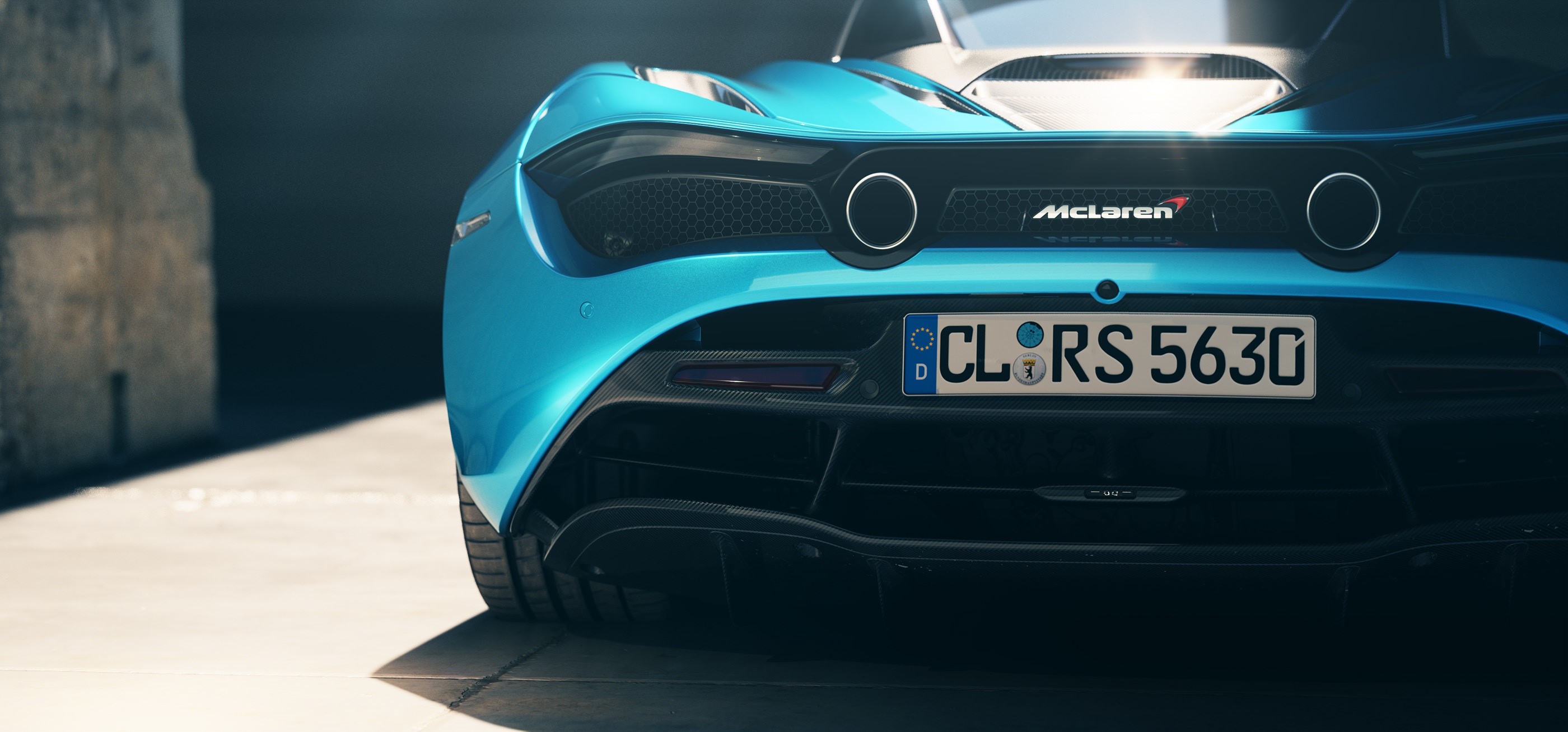 McLaren 720S RS 5630 license plate HD Wallpaper