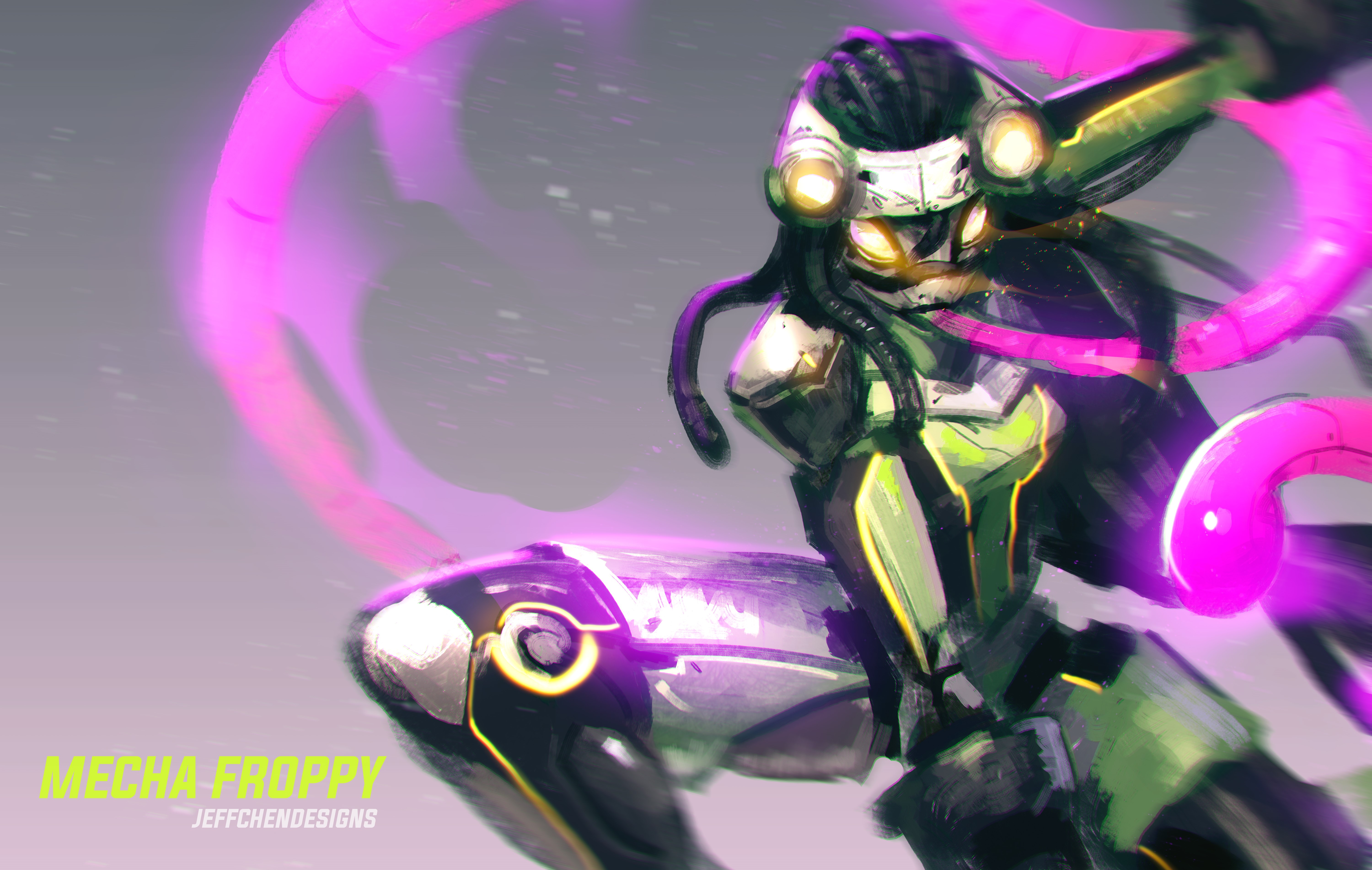 4K Mecha Froppy from Boku no Hero Academia HD Wallpaper