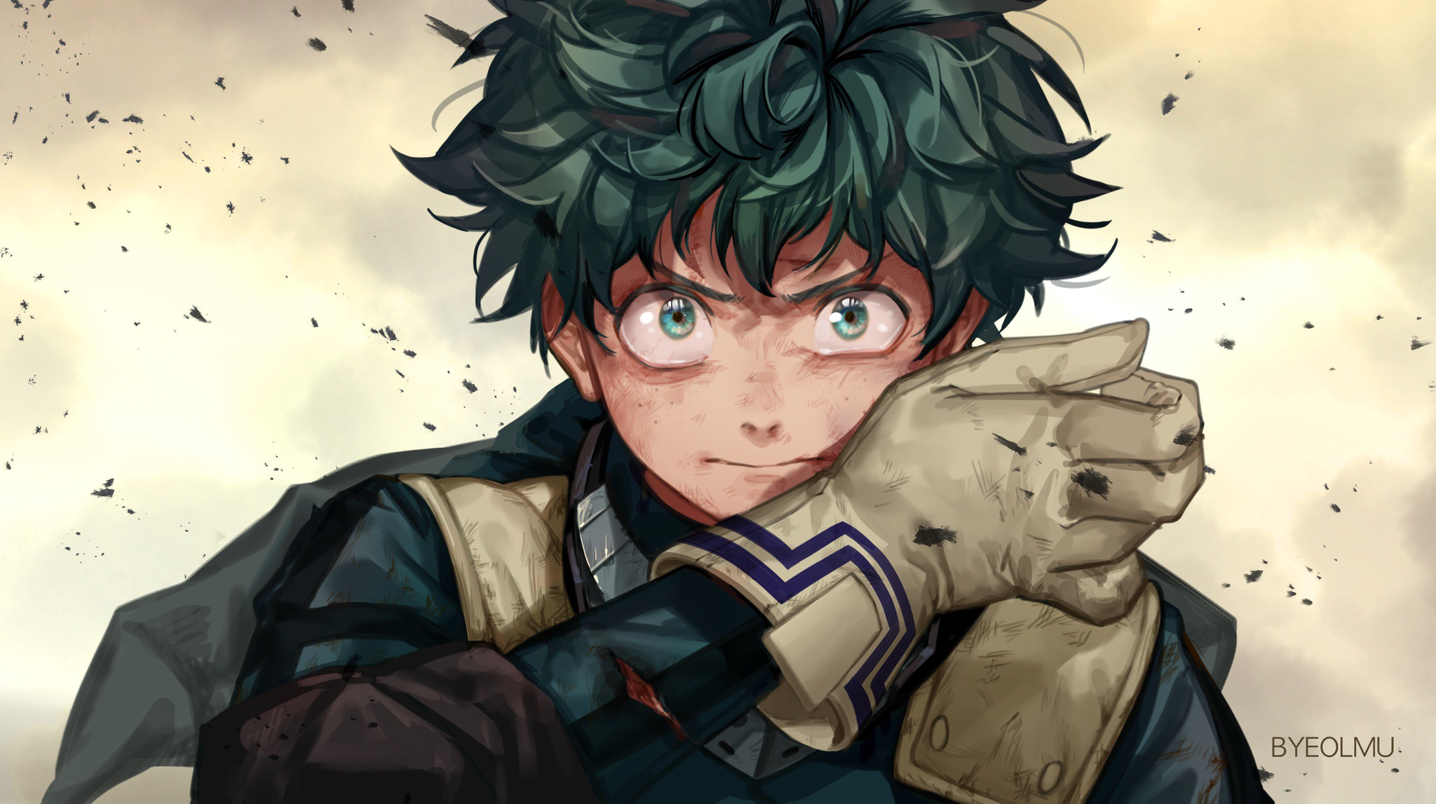 Izuku Midoriya from Boku no Hero Academia HD Wallpaper
