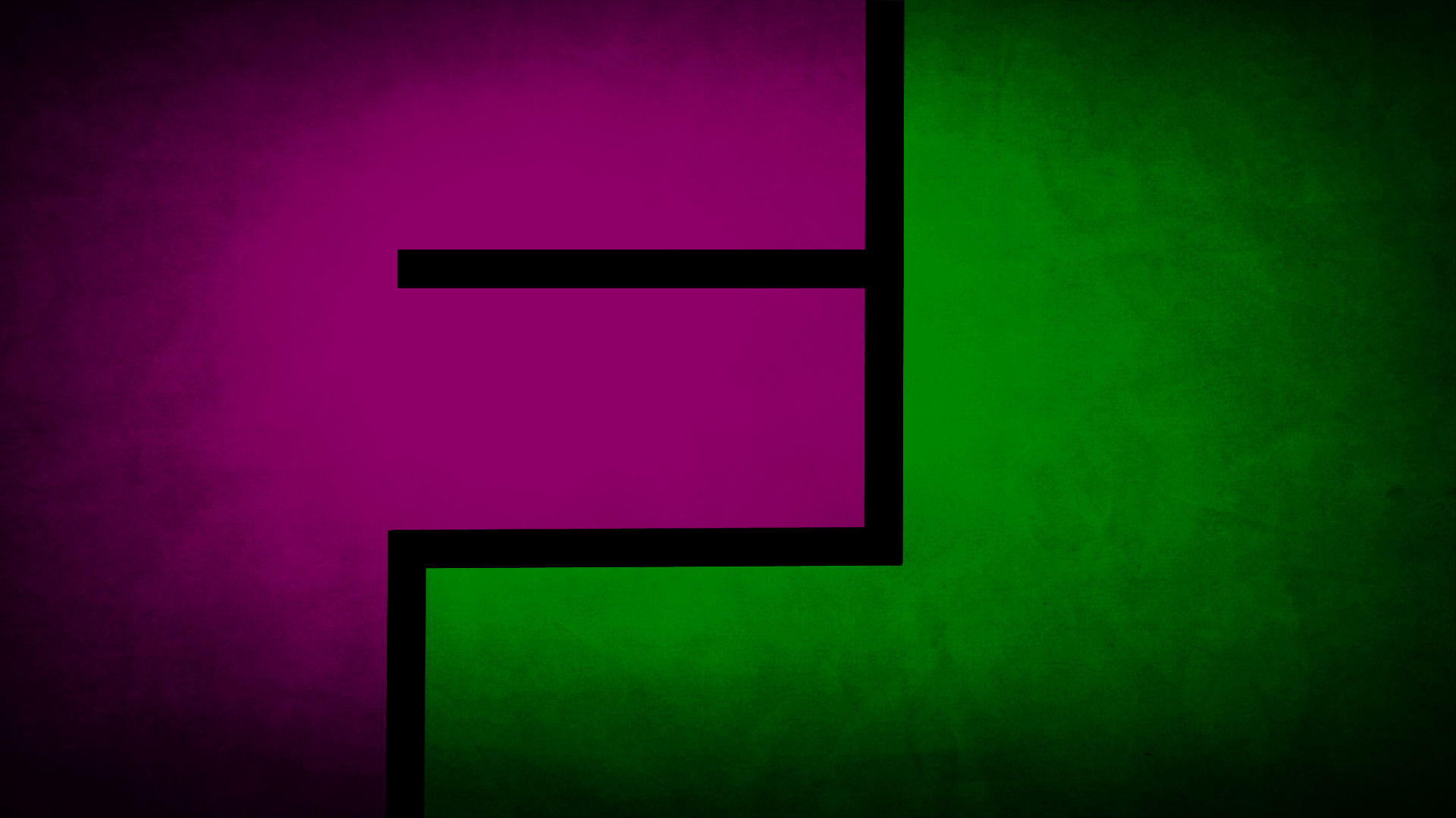 Purple and green abstract geometric shapes HD Wallpaper