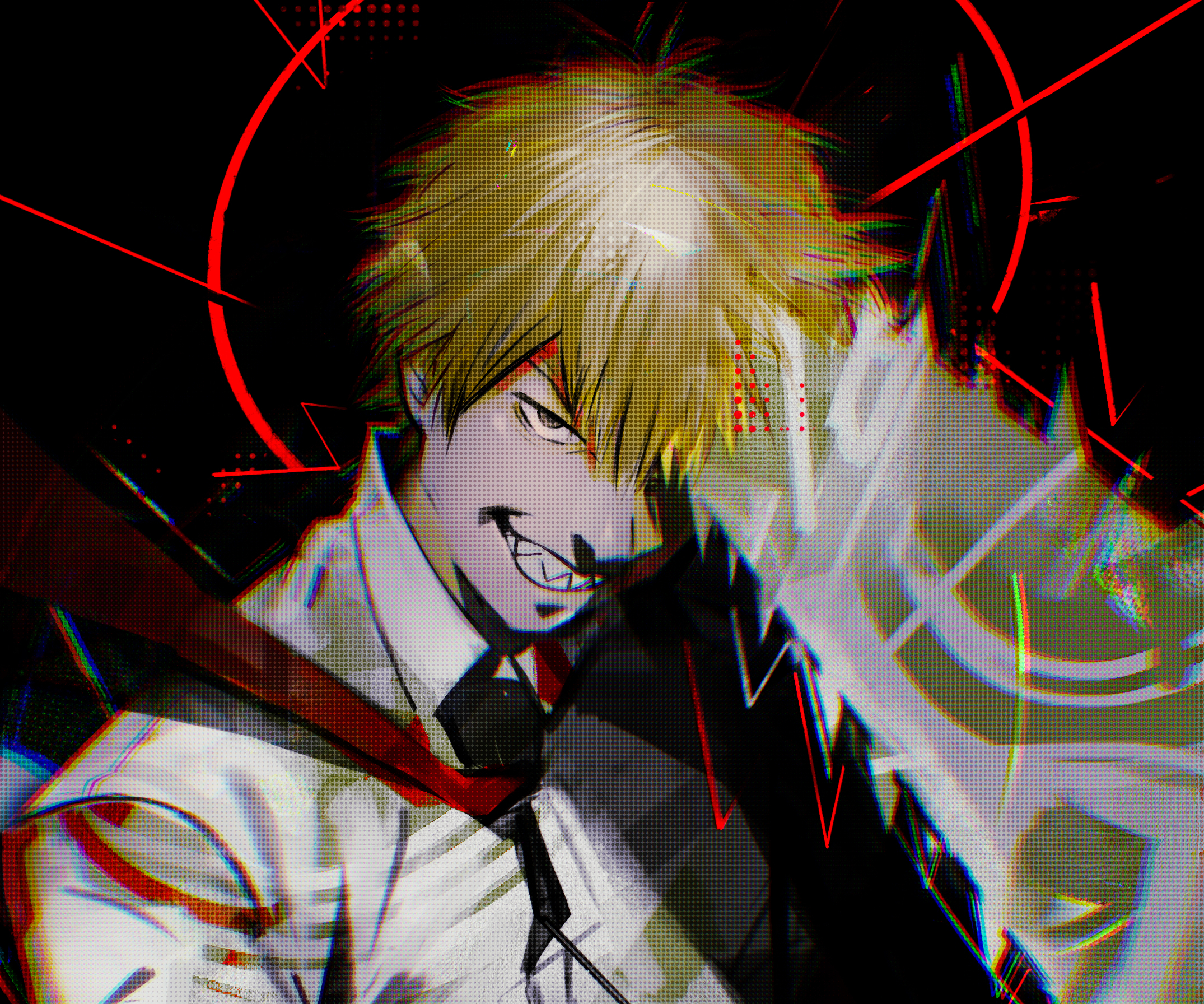 Denji Chainsaw Man Intense Portrait HD Wallpaper