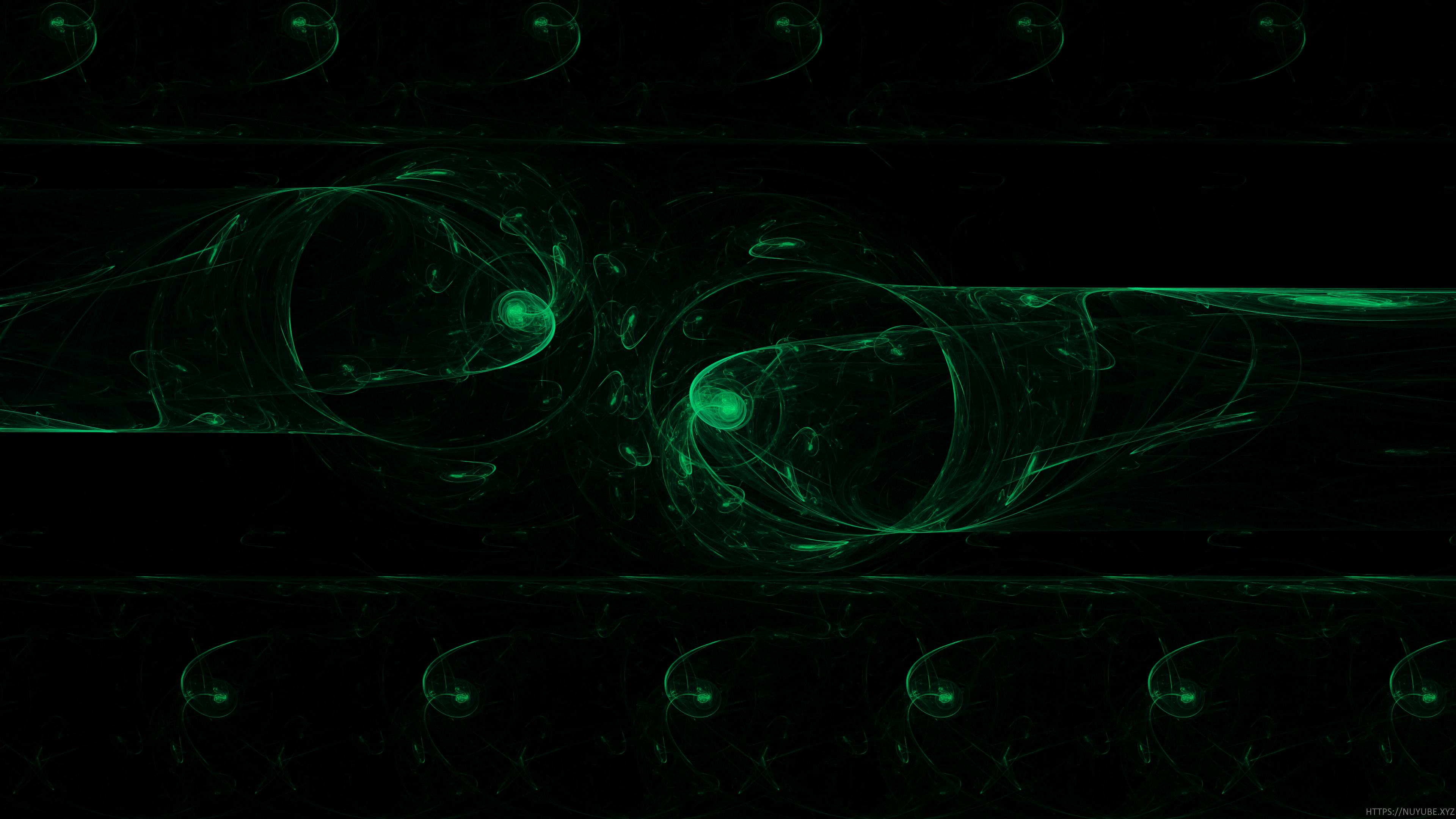 Abstract Green Fractal Design 4K HD Wallpaper