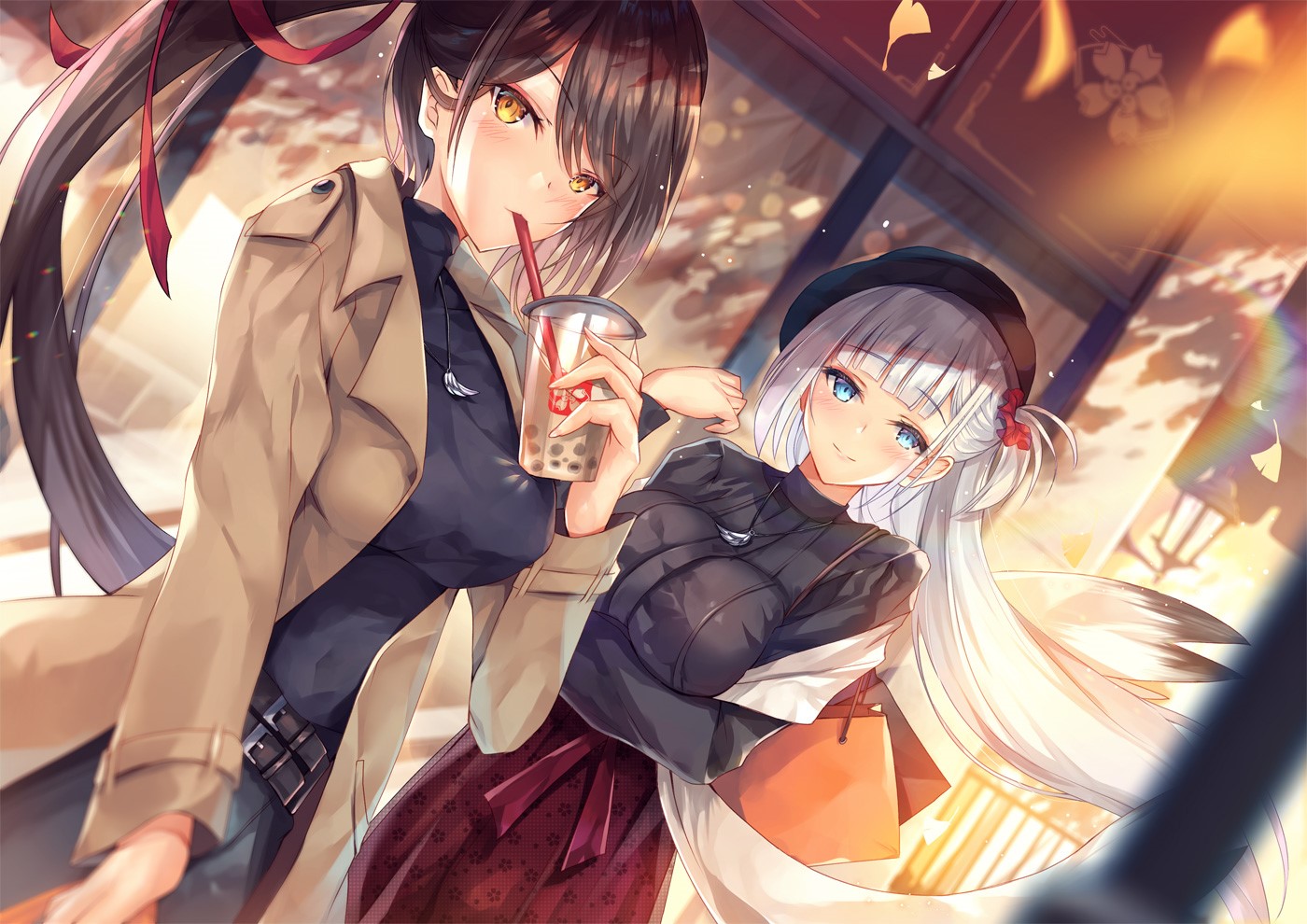 Hinot and Zuikaku from Azur Lane Artwork HD Wallpaper