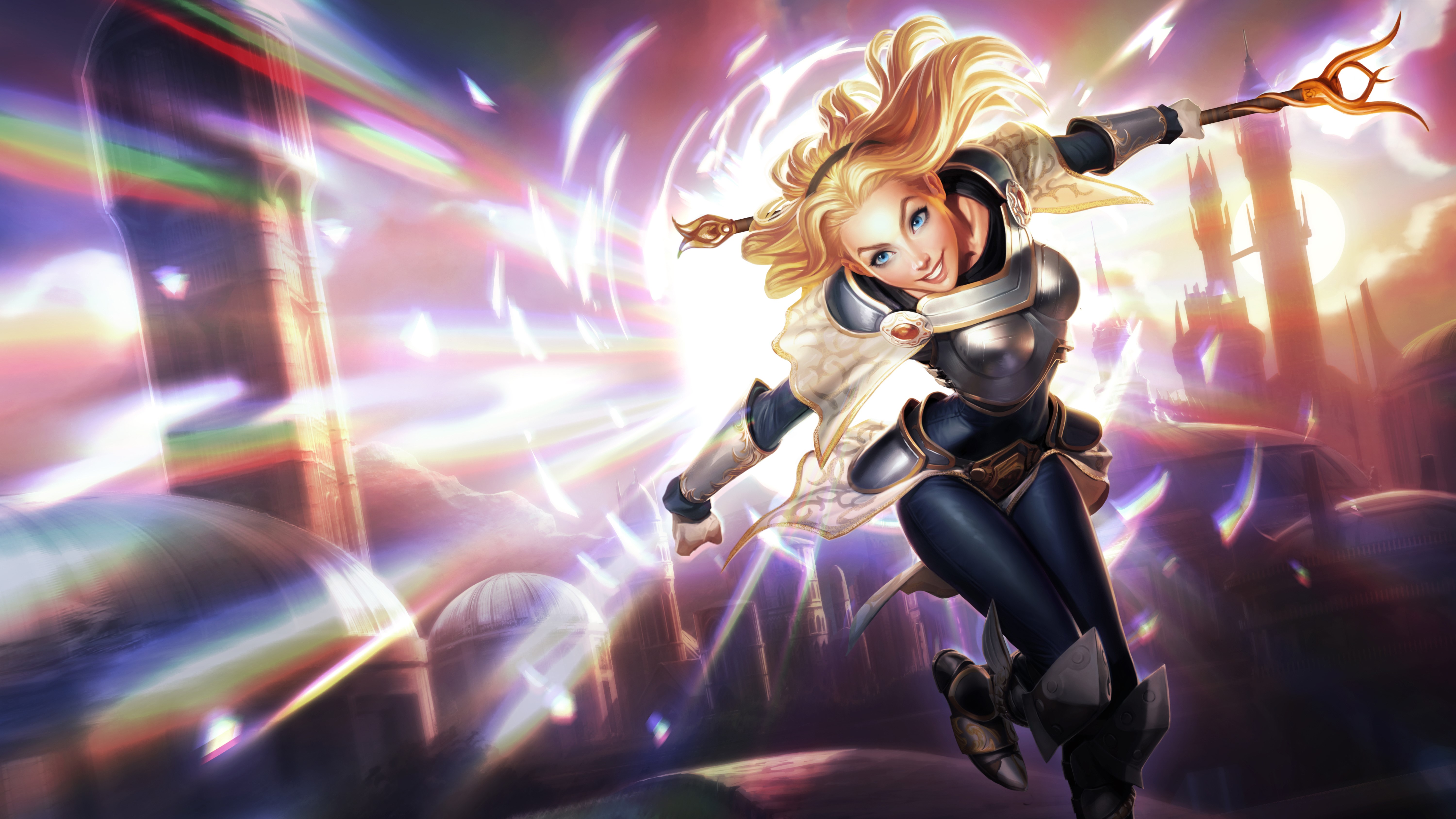 Lux from League of Legends HD Wallpaper
