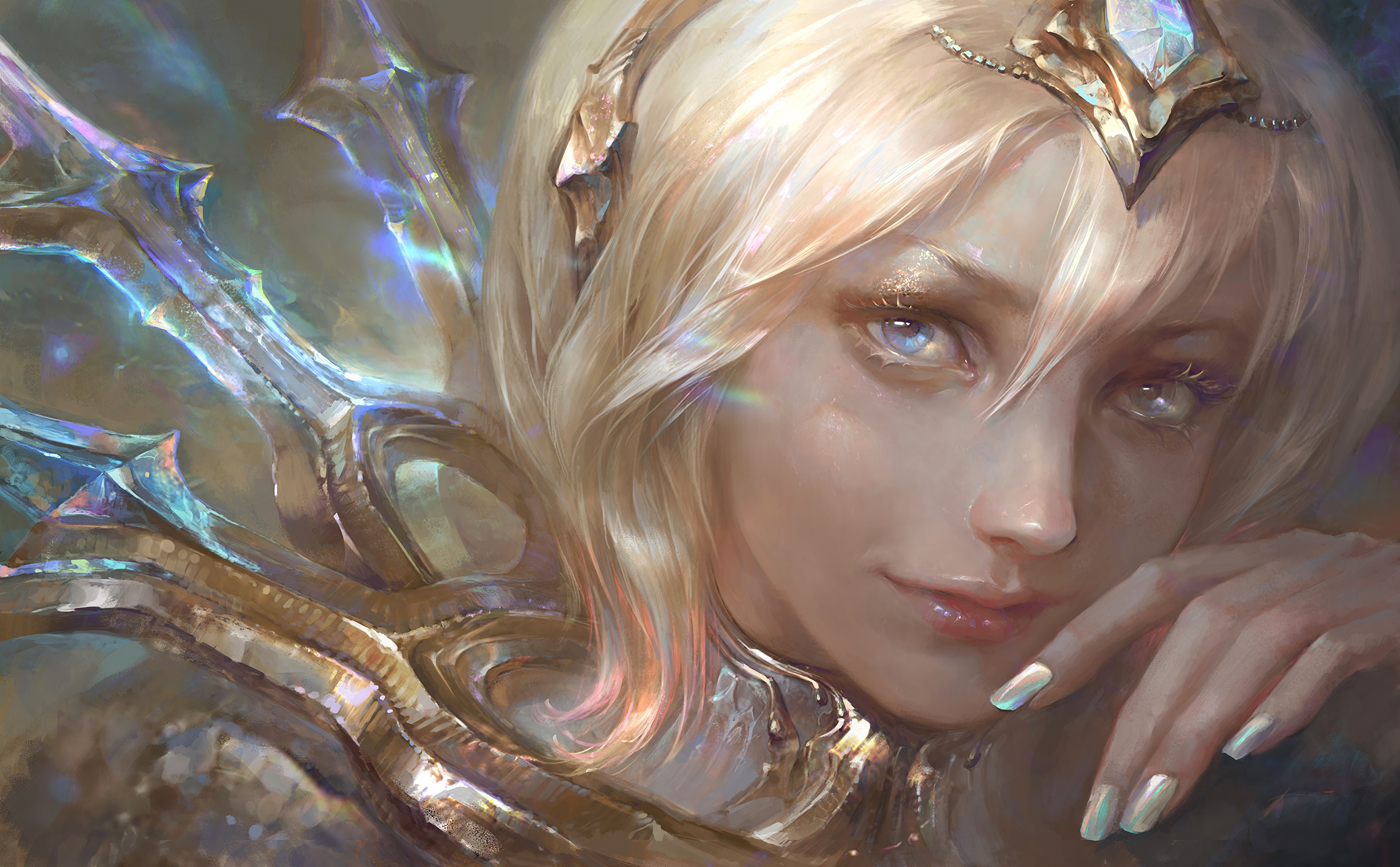 4K Lux from League of Legends HD Wallpaper