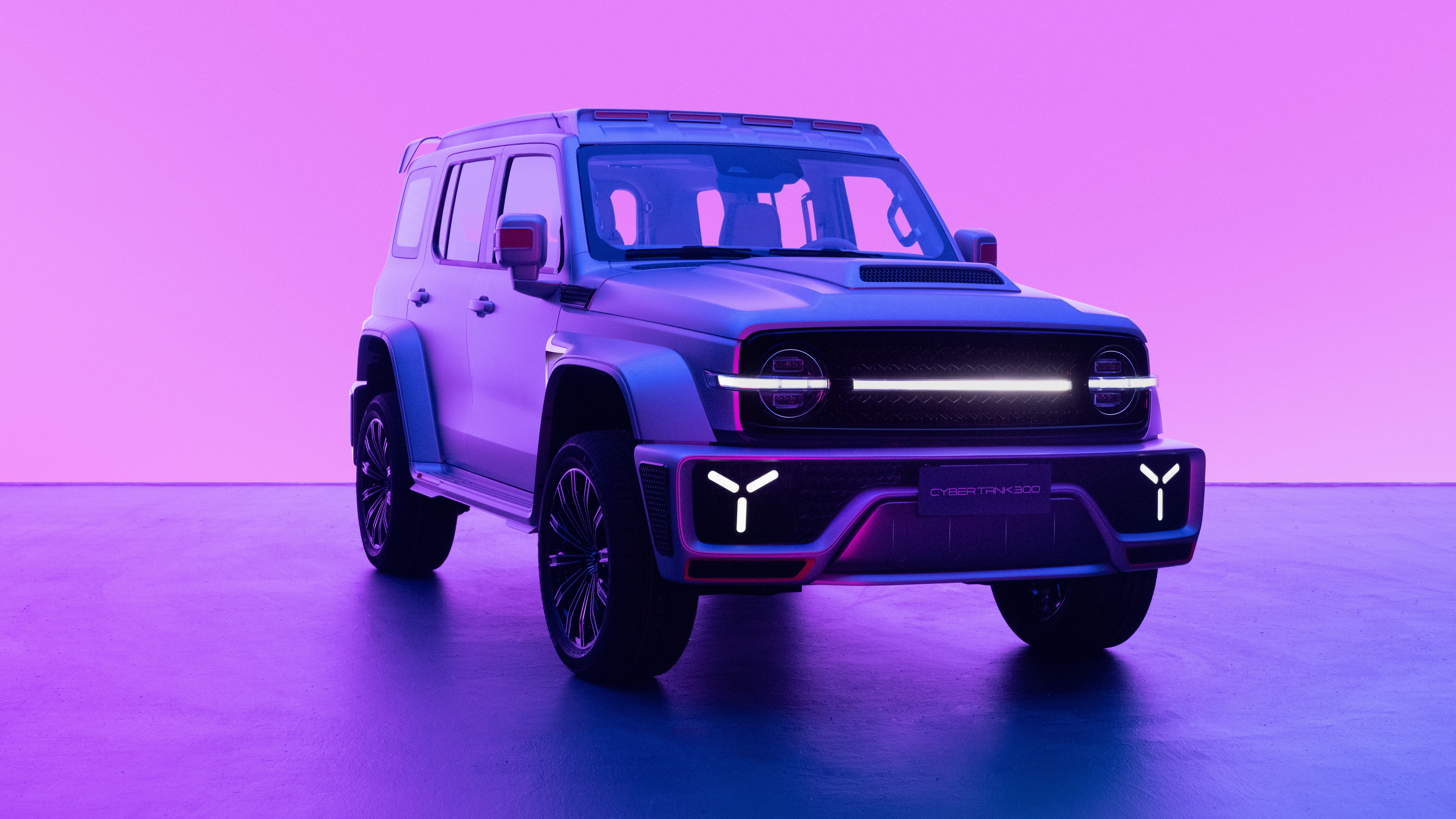 Cyber Tank 300 Concept SUV HD Wallpaper