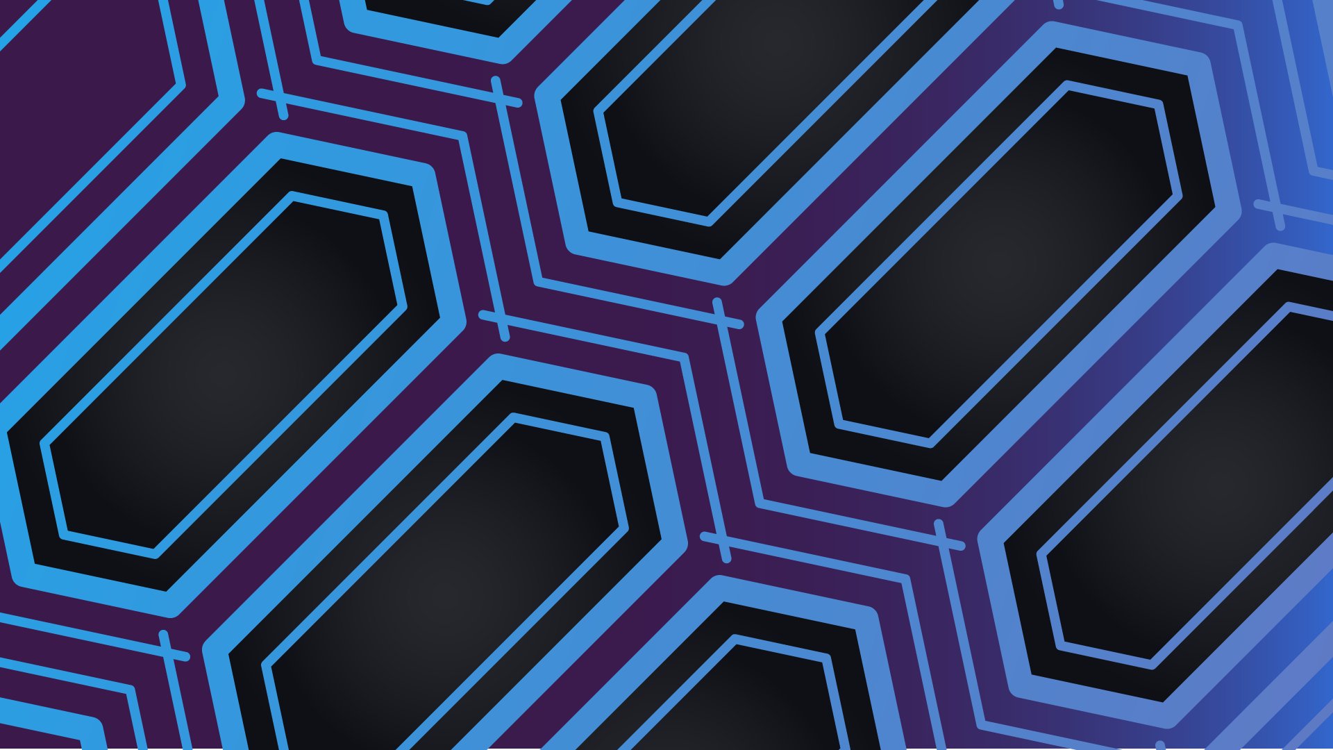 Abstract geometric pattern with blue and purple lines HD Wallpaper