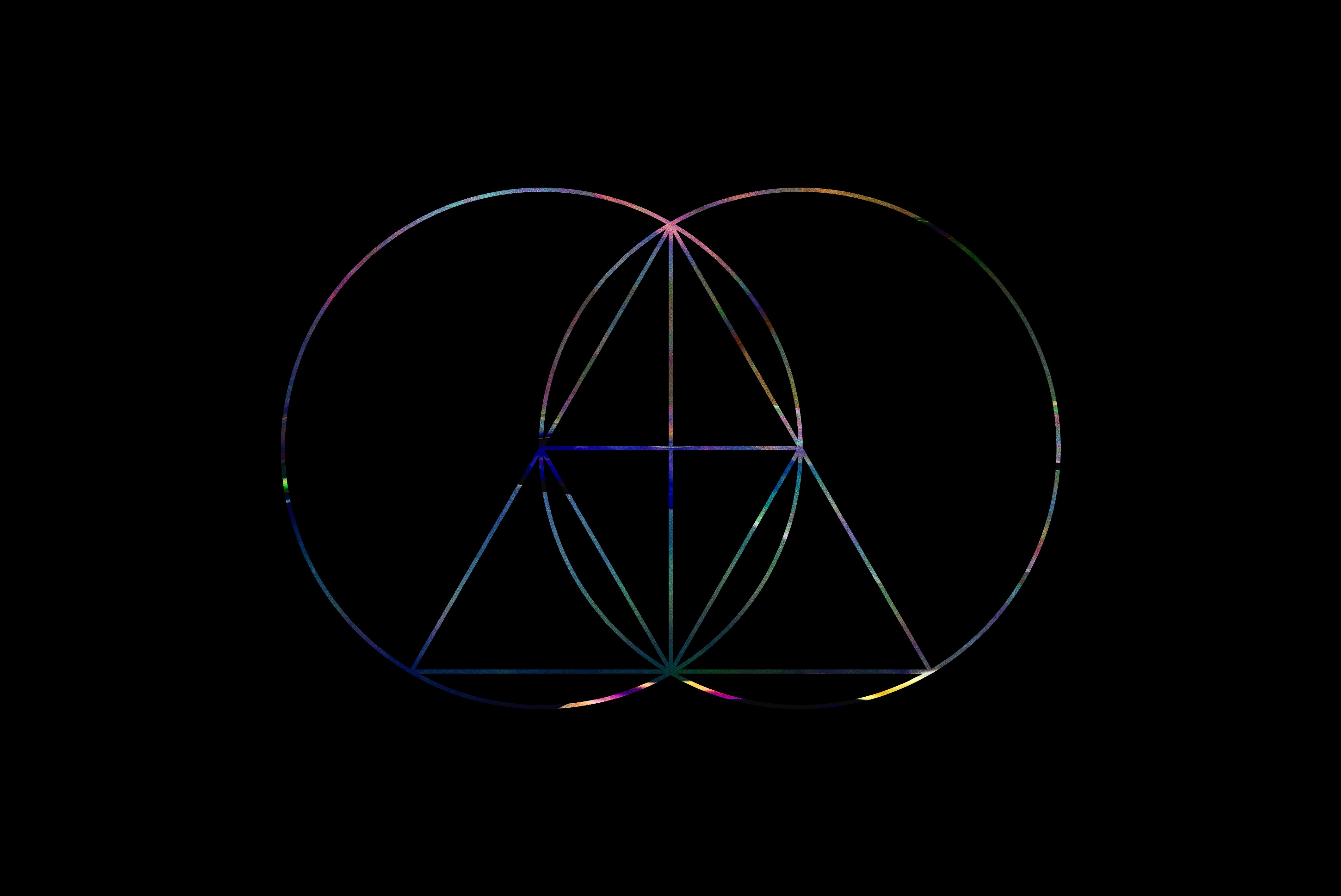 The Glitch Mob abstract geometric symbol HD Wallpaper