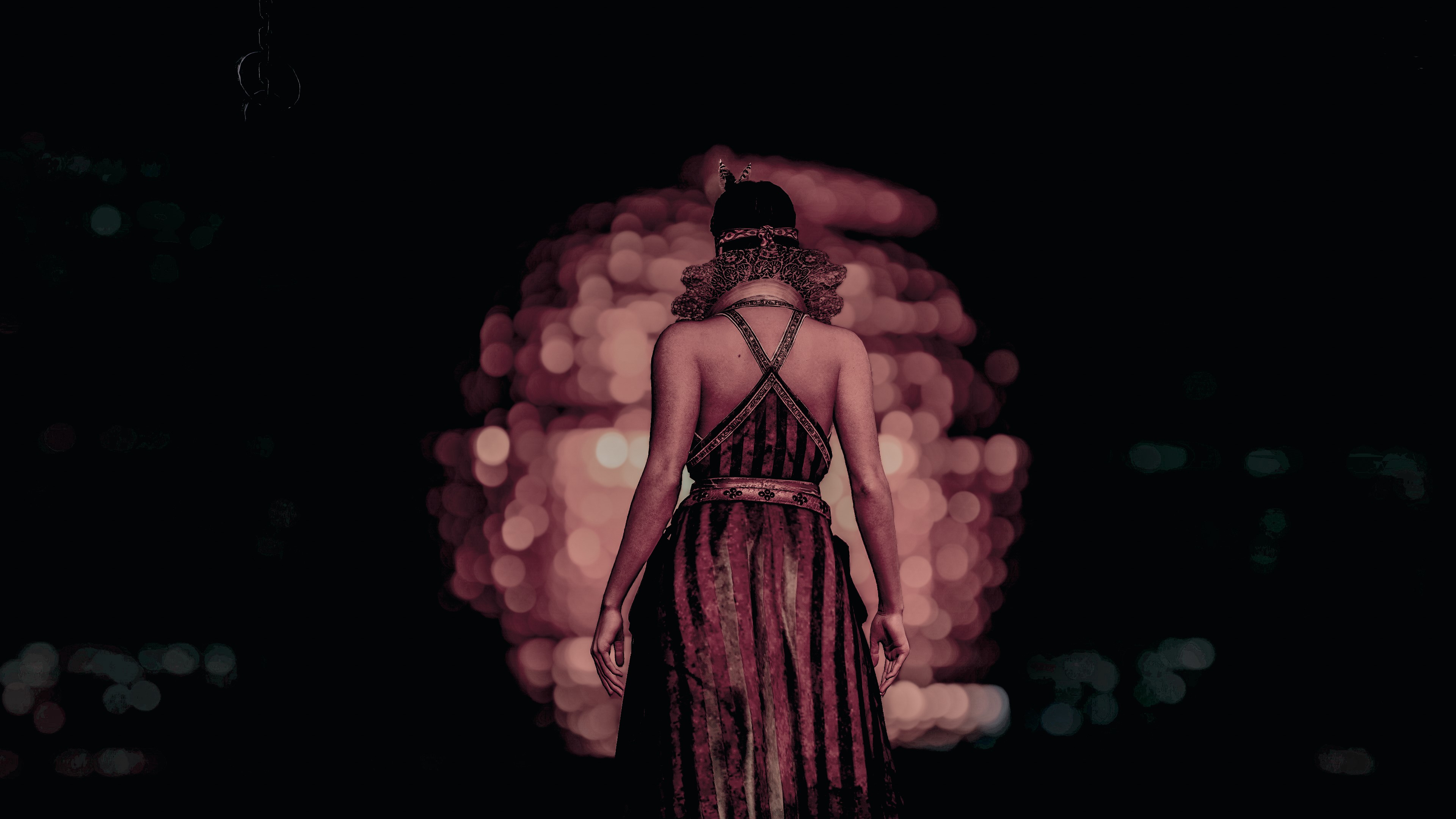 Woman in costume from The Witcher 3: Wild Hunt HD Wallpaper