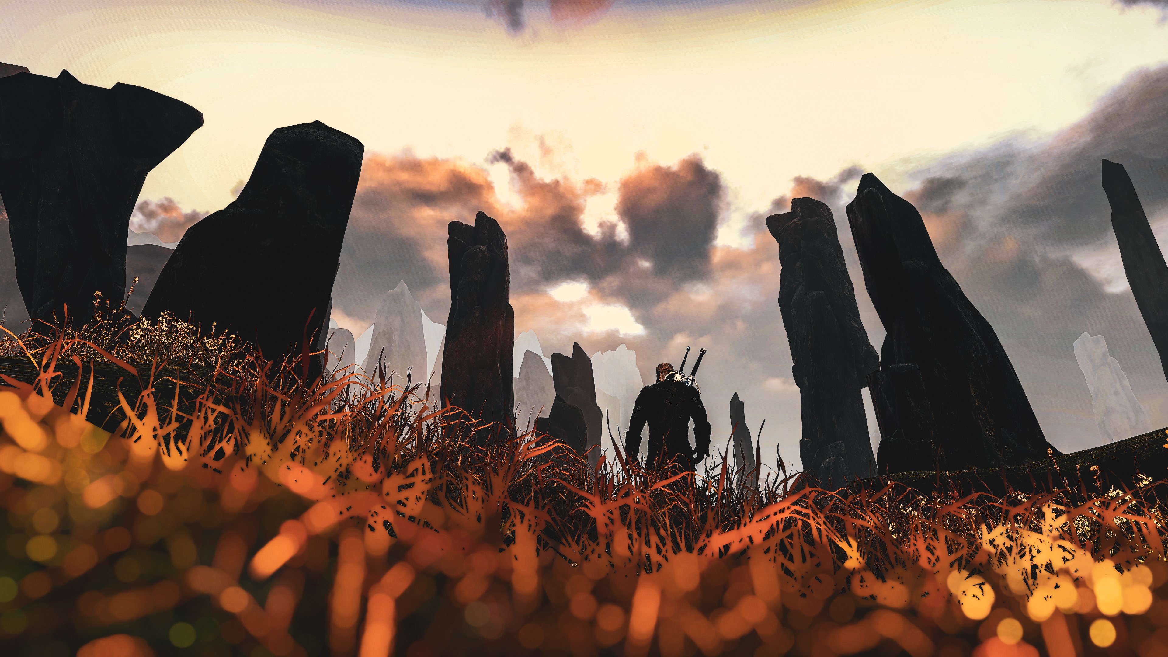 Geralt of Rivia from The Witcher 3: Wild Hunt HD Wallpaper