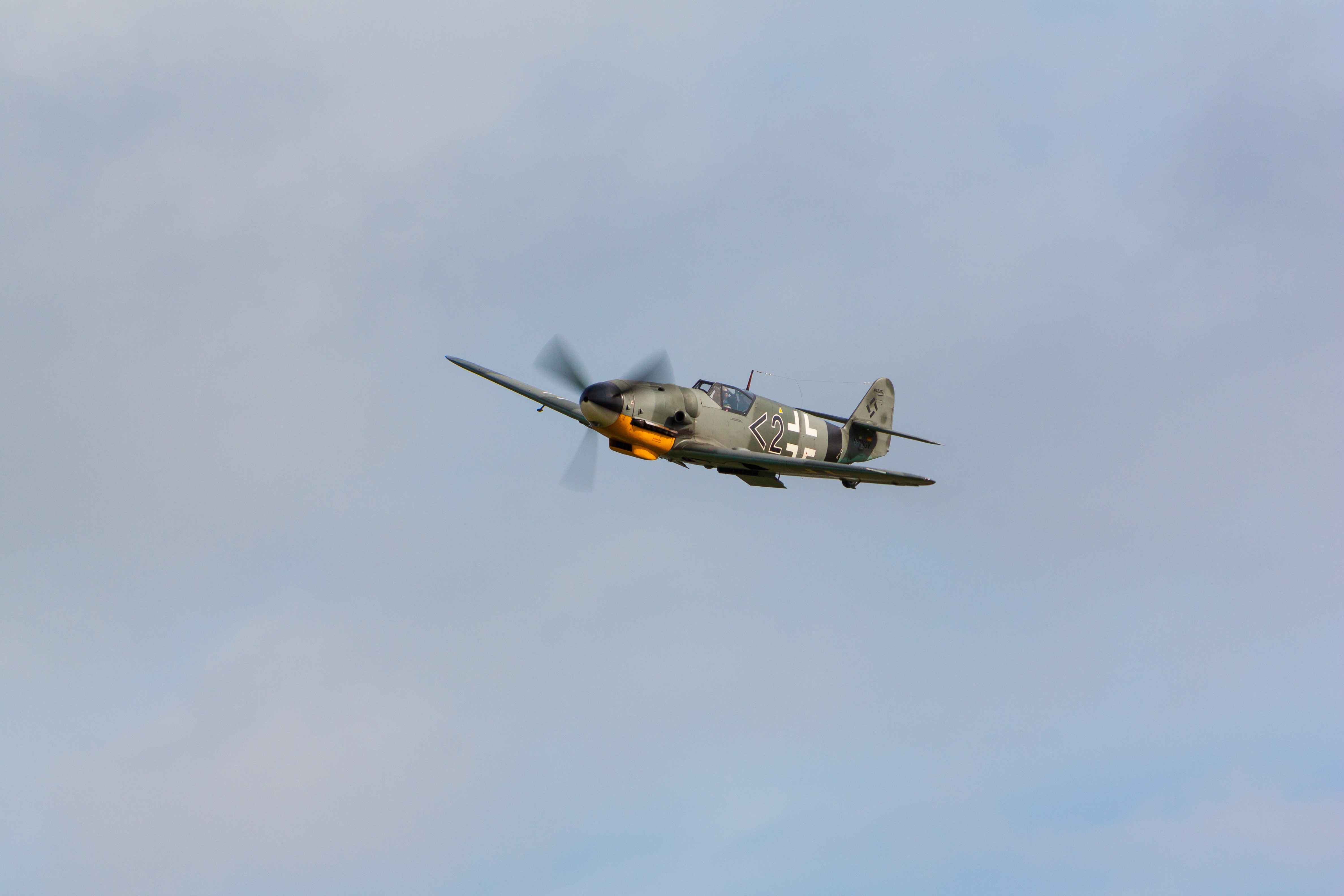 4K Messerschmitt Bf 109 World War II aircraft HD Wallpaper
