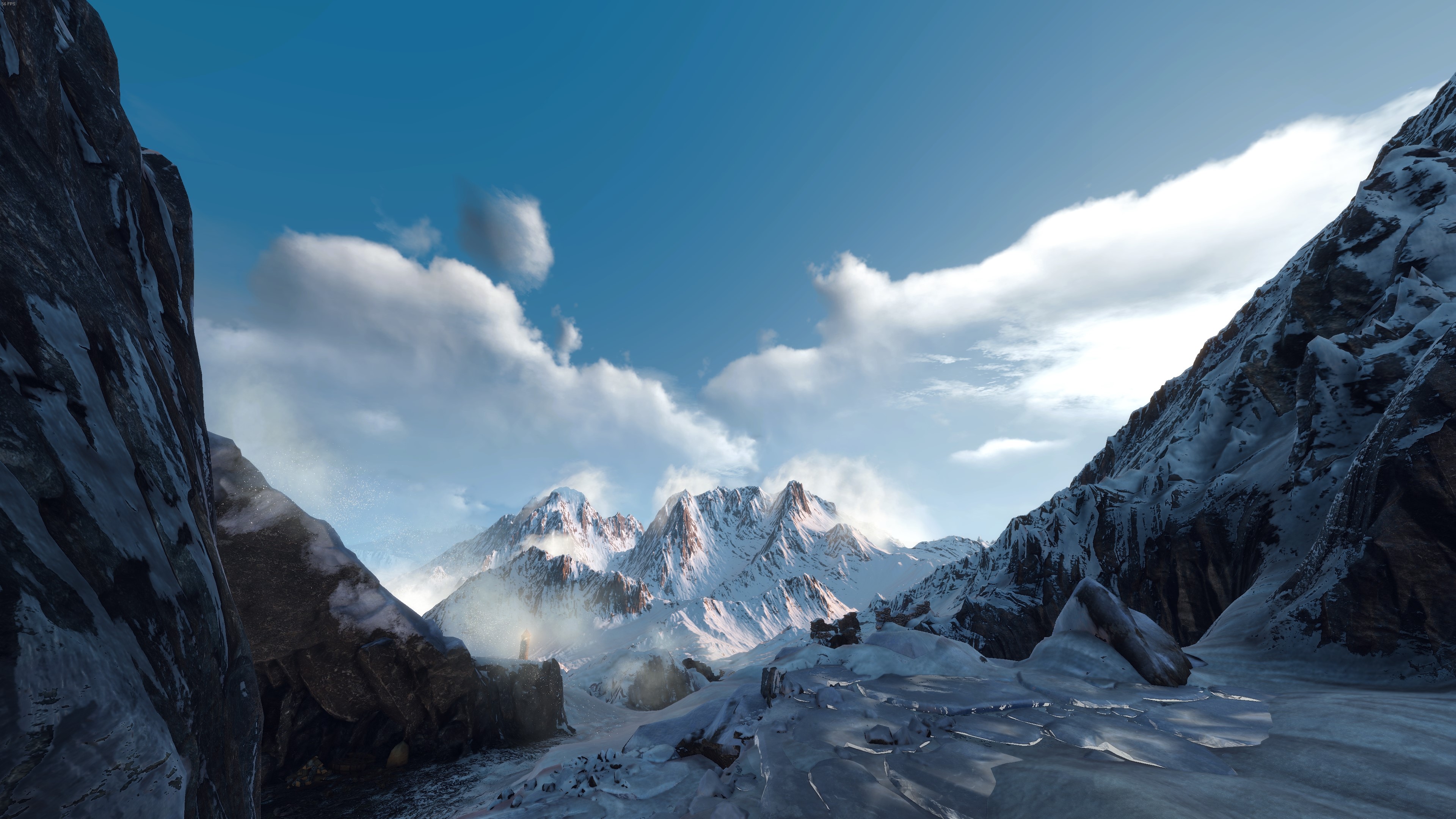 4K The Witcher 3: Wild Hunt mountains HD Wallpaper