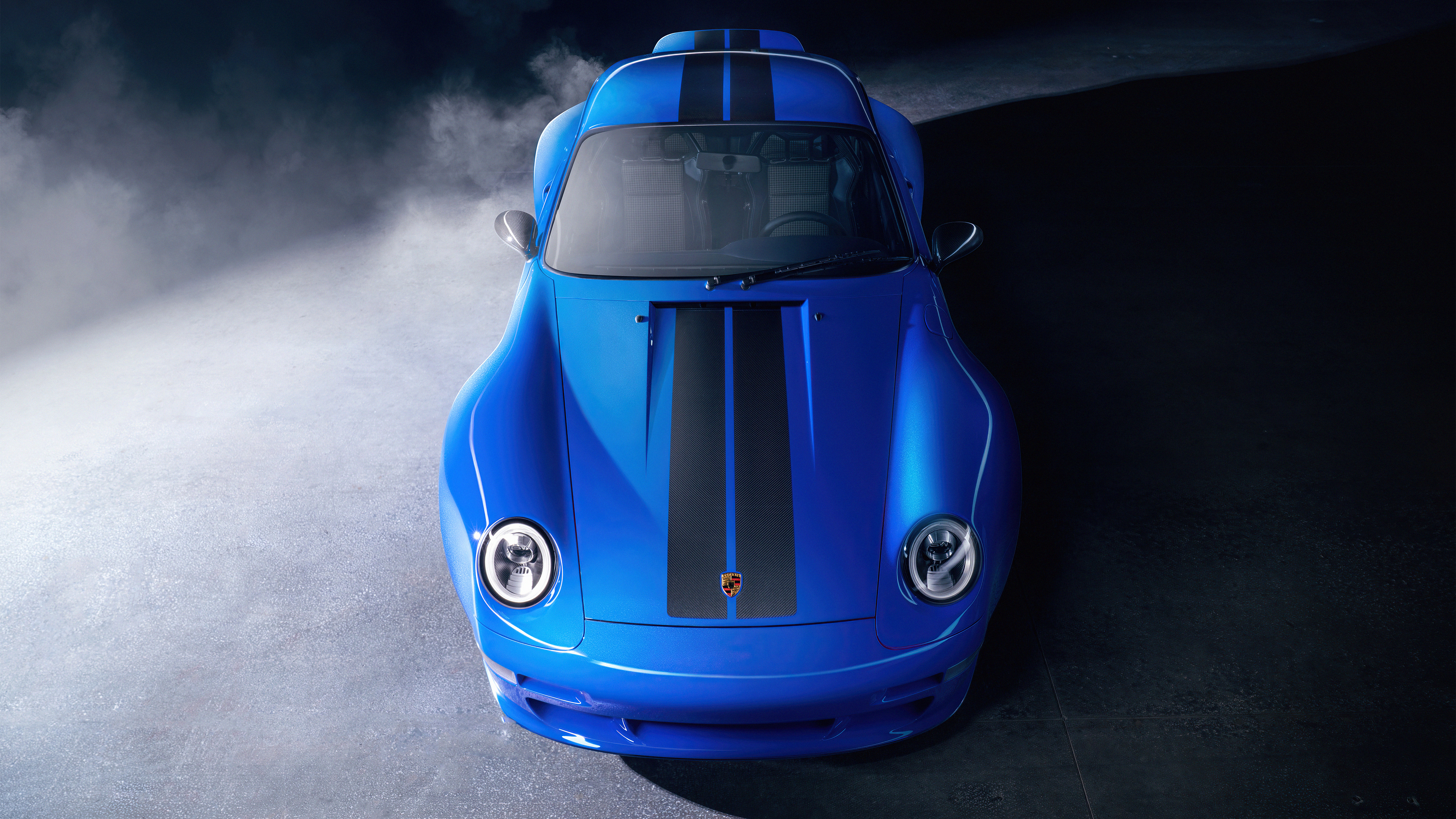 Blue Porsche 911 Guntherwerks Custom Build HD Wallpaper
