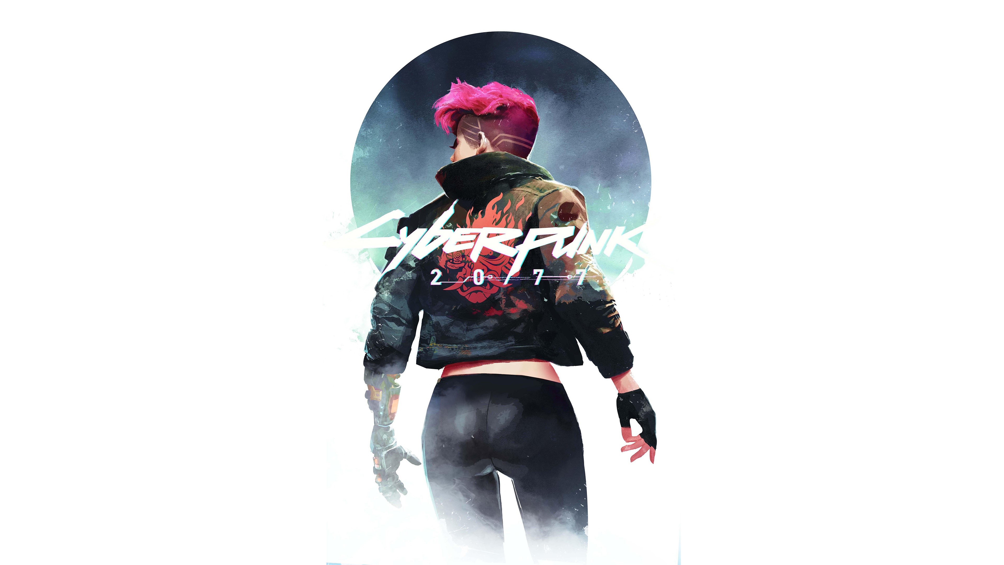 Artwork of a woman from Cyberpunk 2077 HD Wallpaper