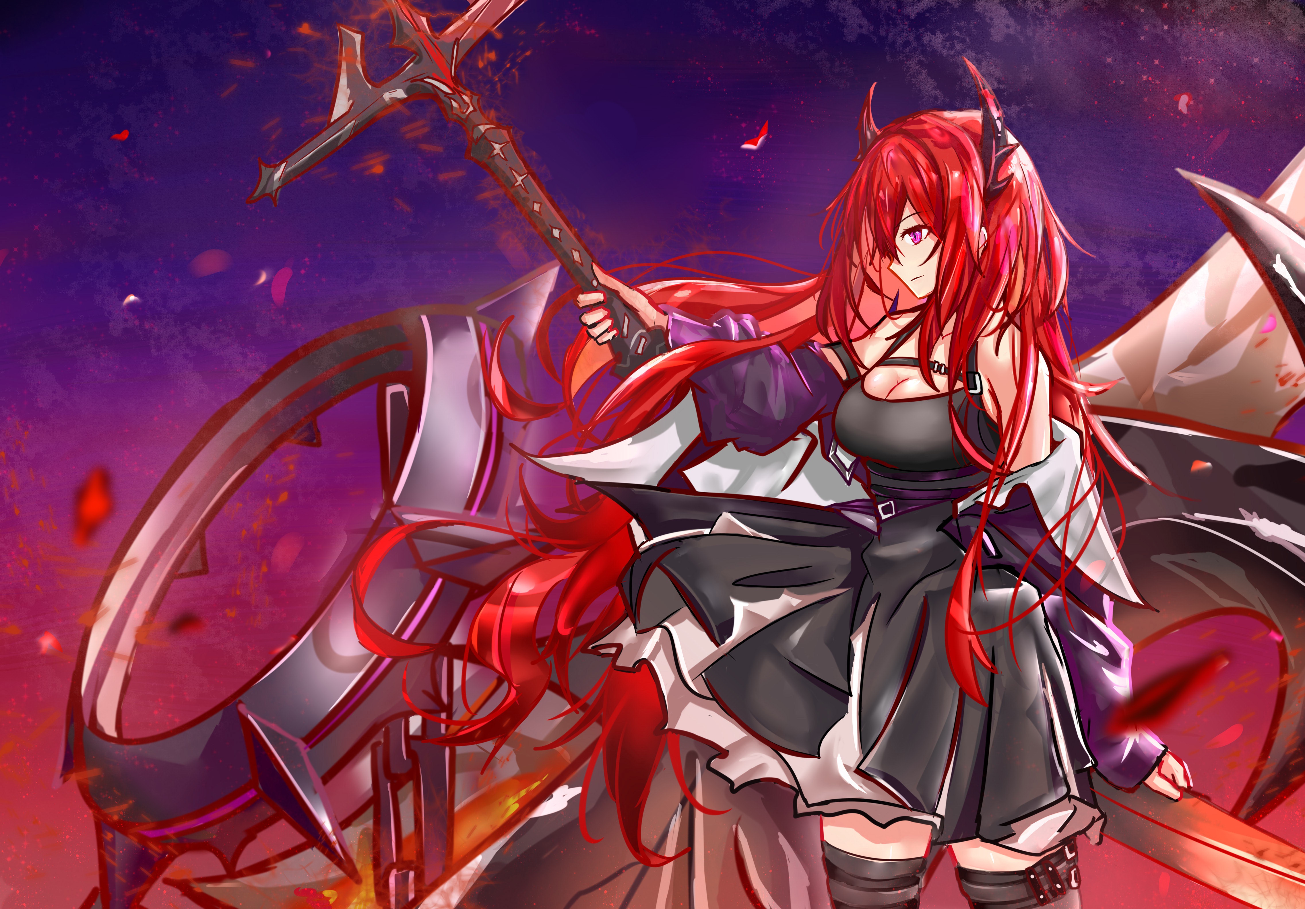 Surtr (Arknights) 4K HD Wallpaper