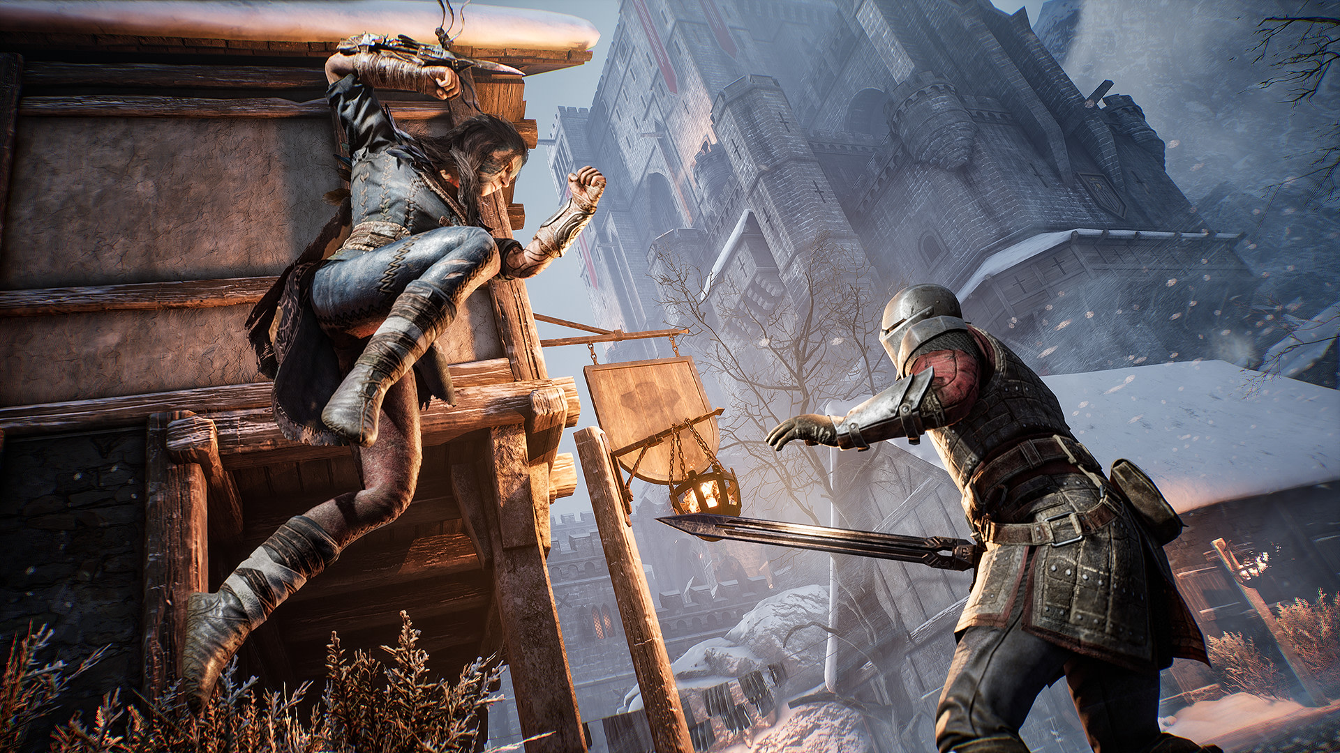 Hood: Outlaws & Legends characters fighting HD Wallpaper