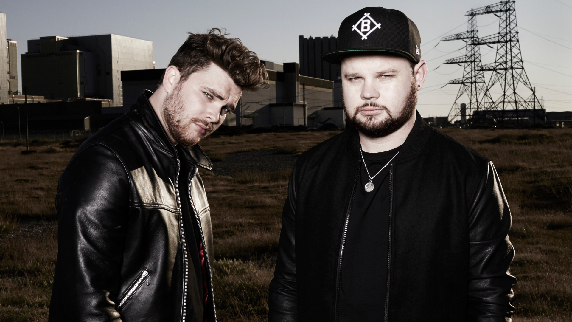 Royal Blood duo in industrial setting HD Wallpaper
