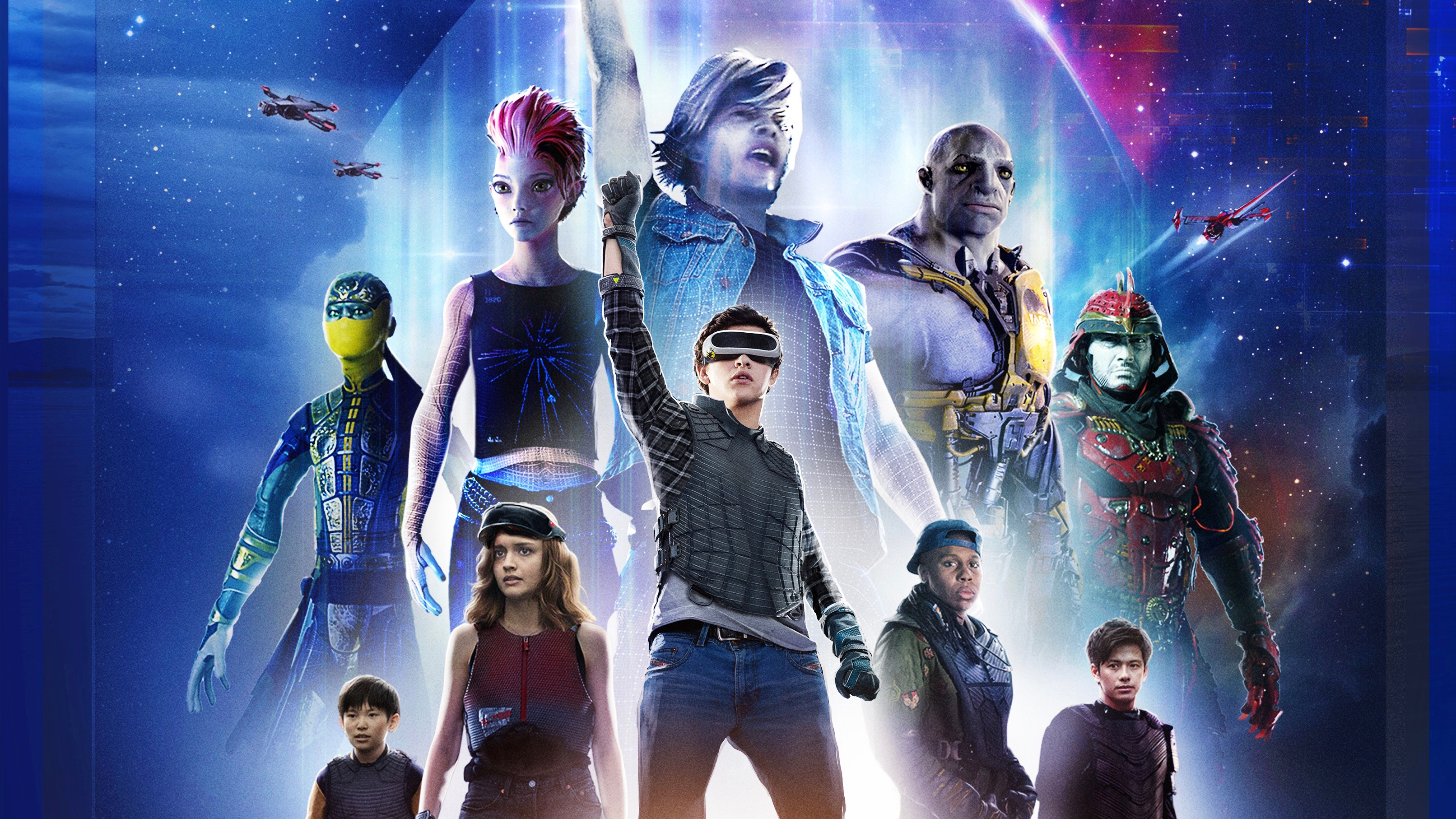 Ready Player One Characters in Space HD Wallpaper